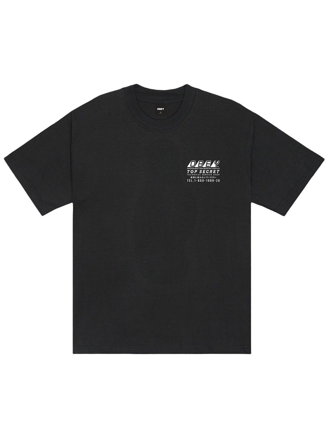 OBEY - TSHIRT - Zwart