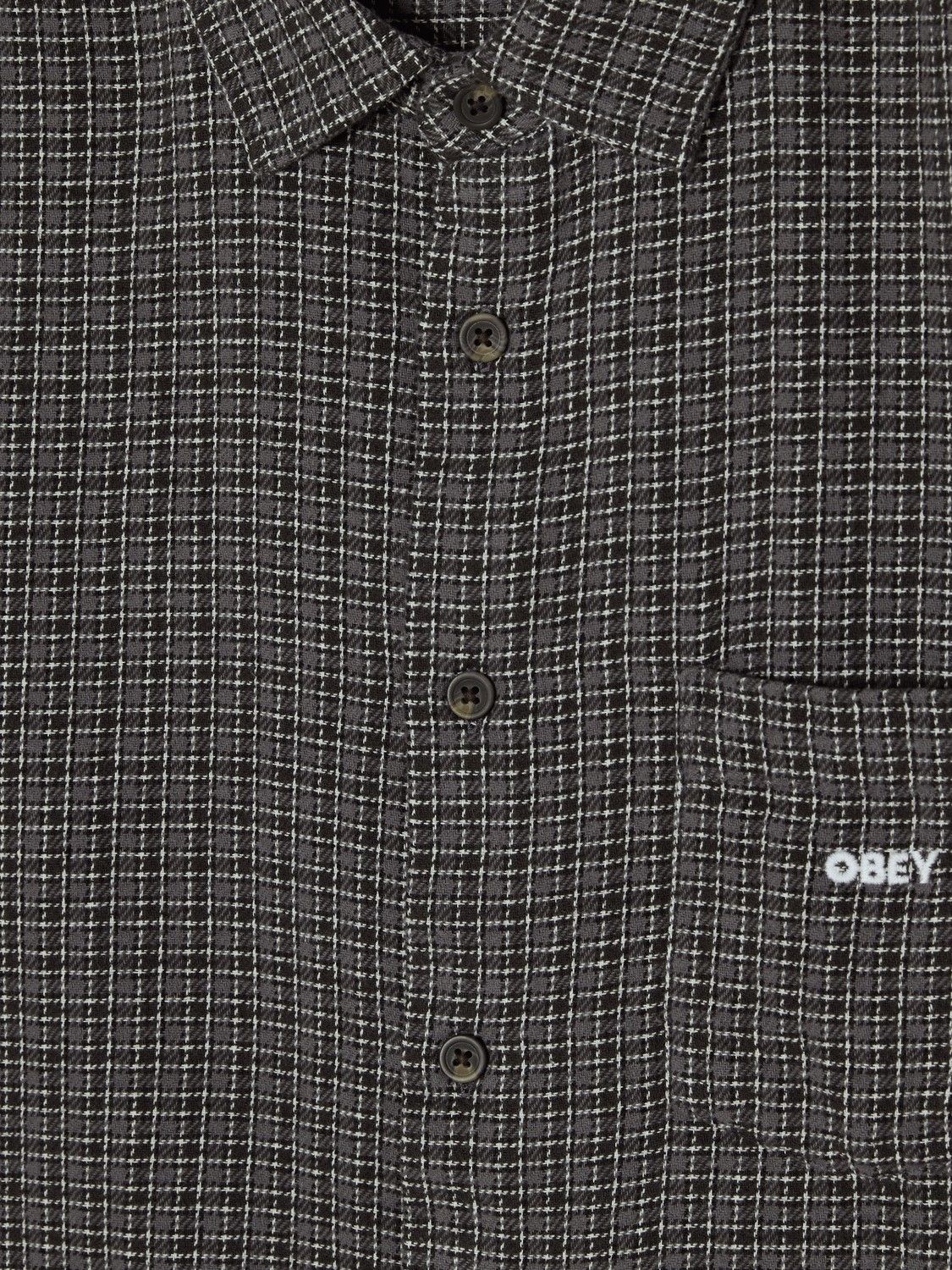 OBEY - OVERSHIRT - Zwart