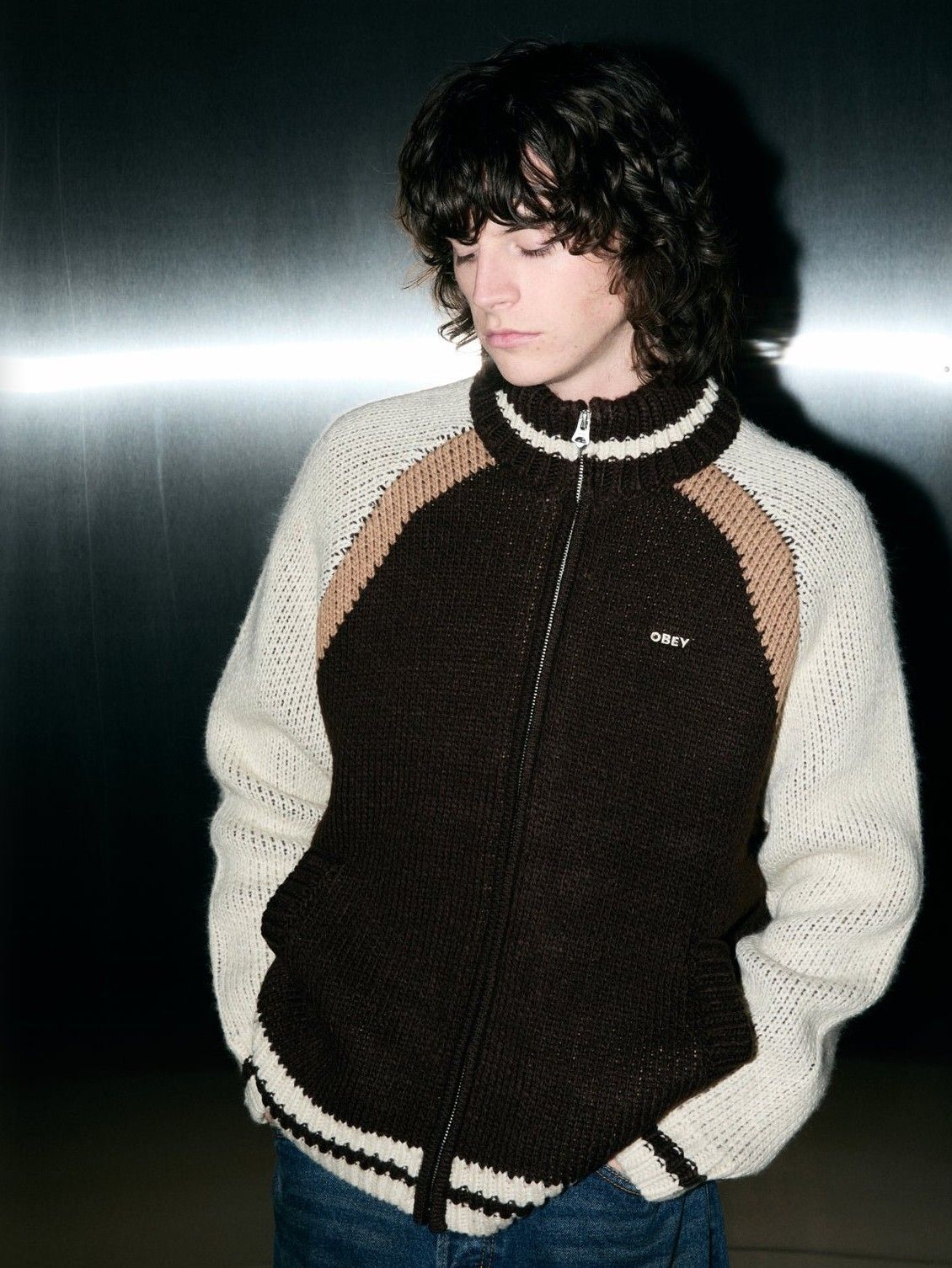 OBEY - VEST - Bruin