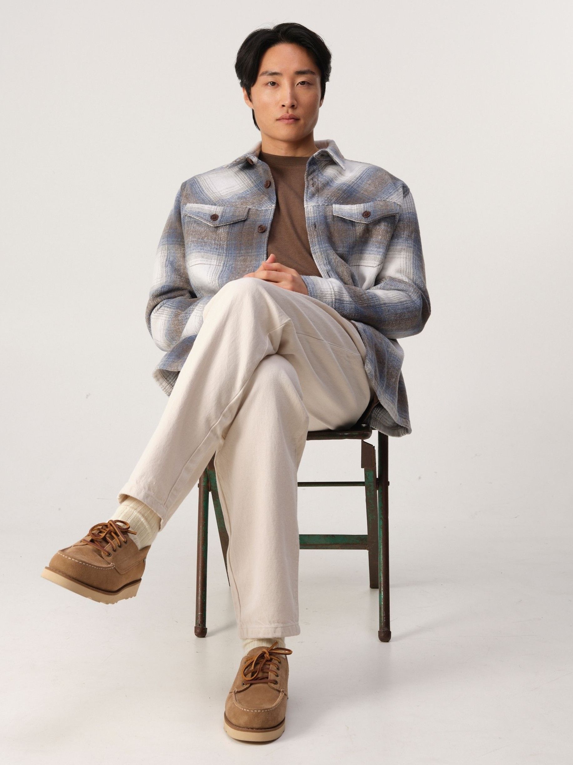 J.C RAGS - OVERSHIRT - Grijs