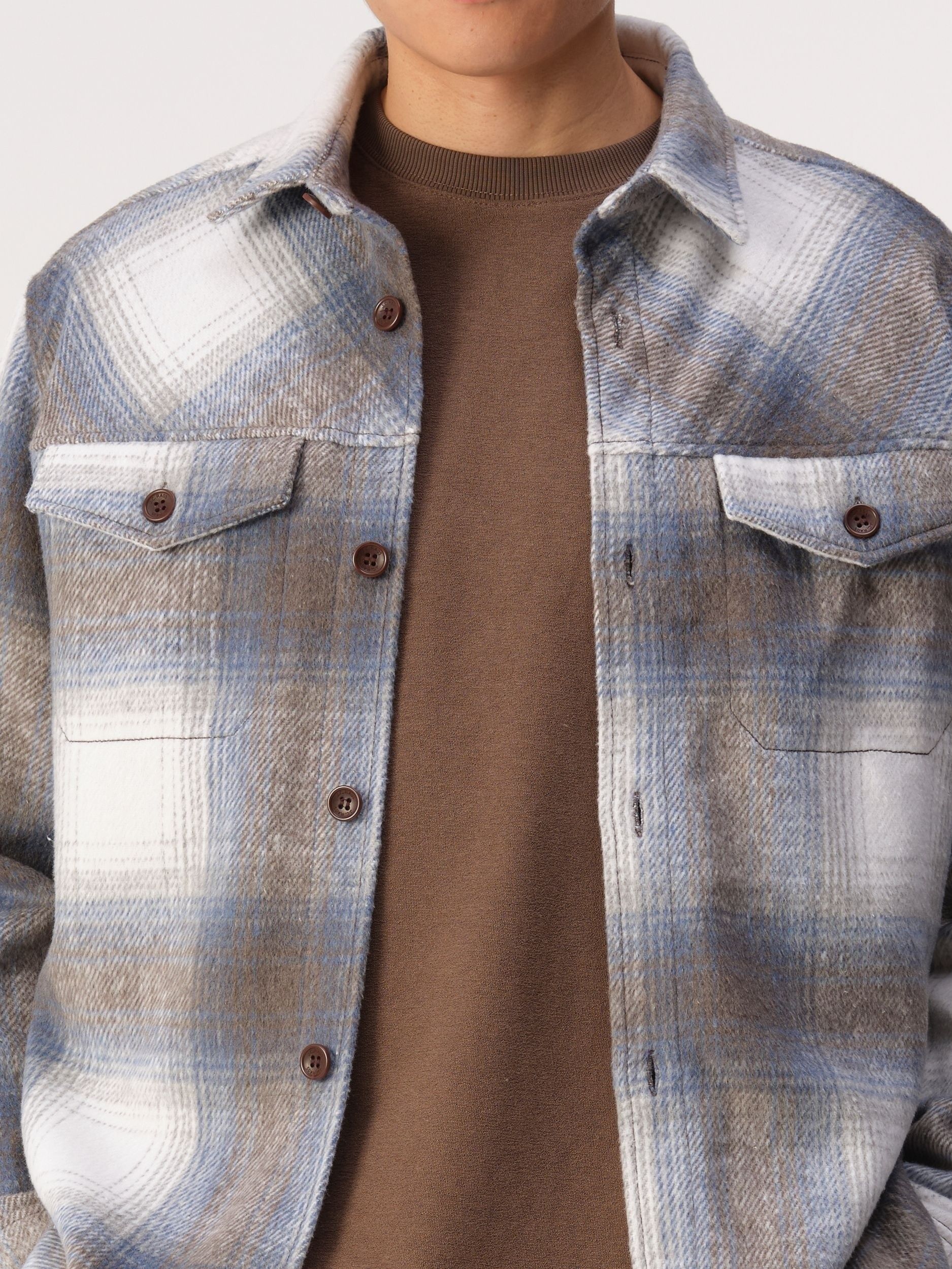 J.C RAGS - OVERSHIRT - Grijs