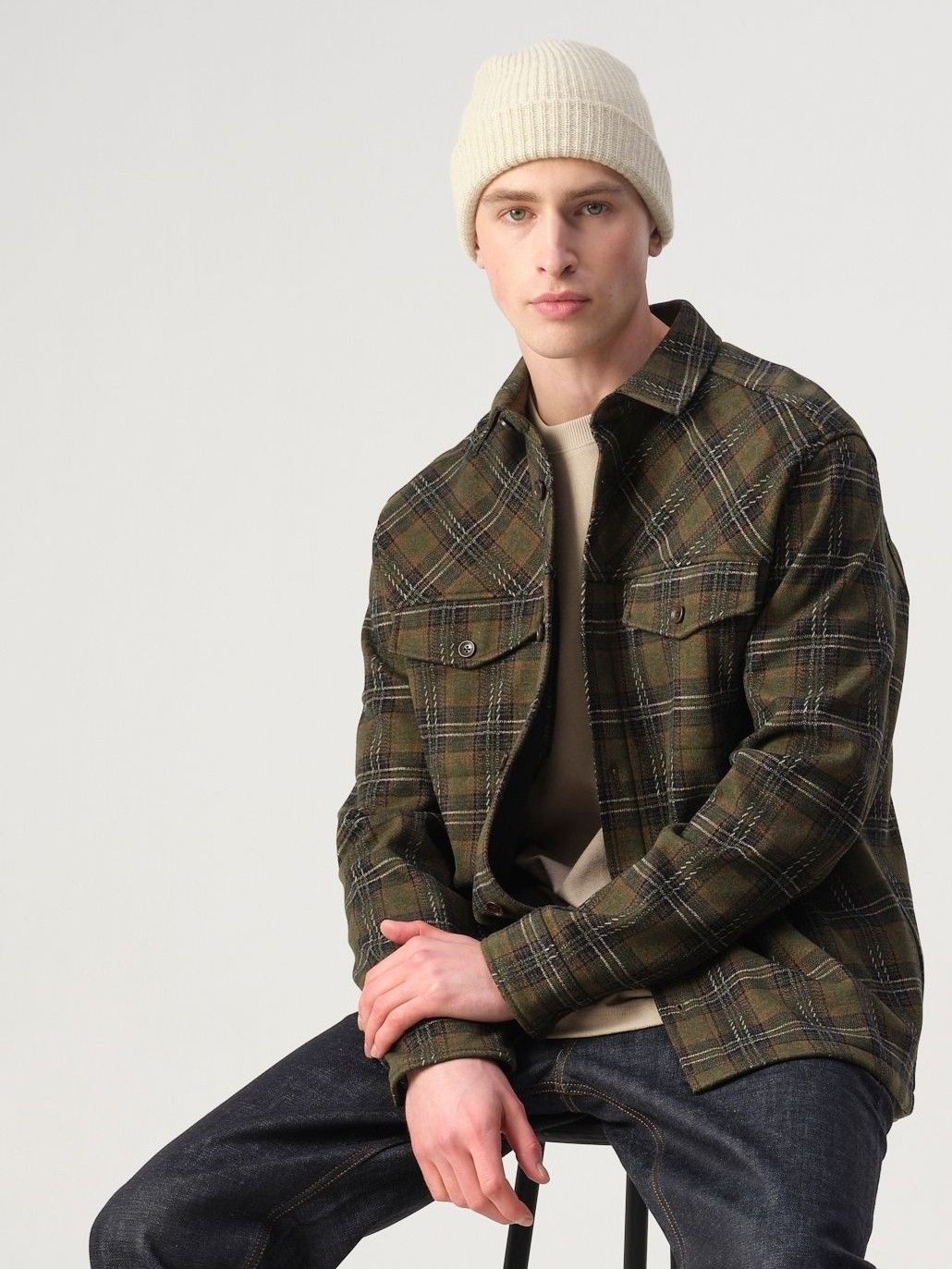 J.C RAGS - OVERSHIRT - Groen