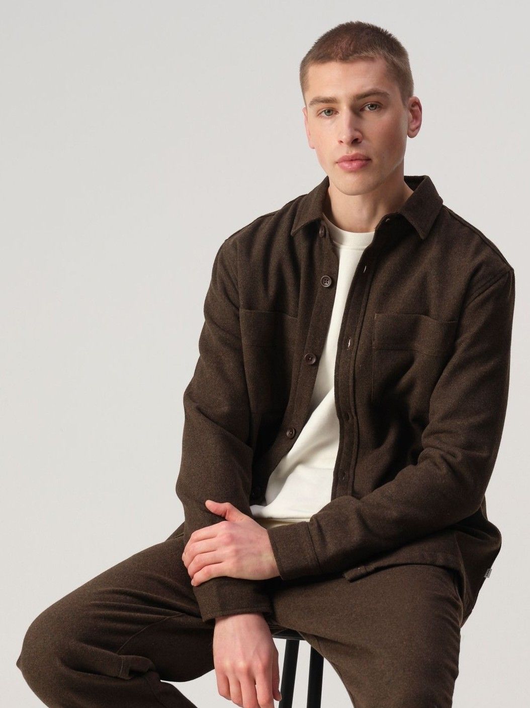 J.C RAGS - OVERSHIRT - Bruin