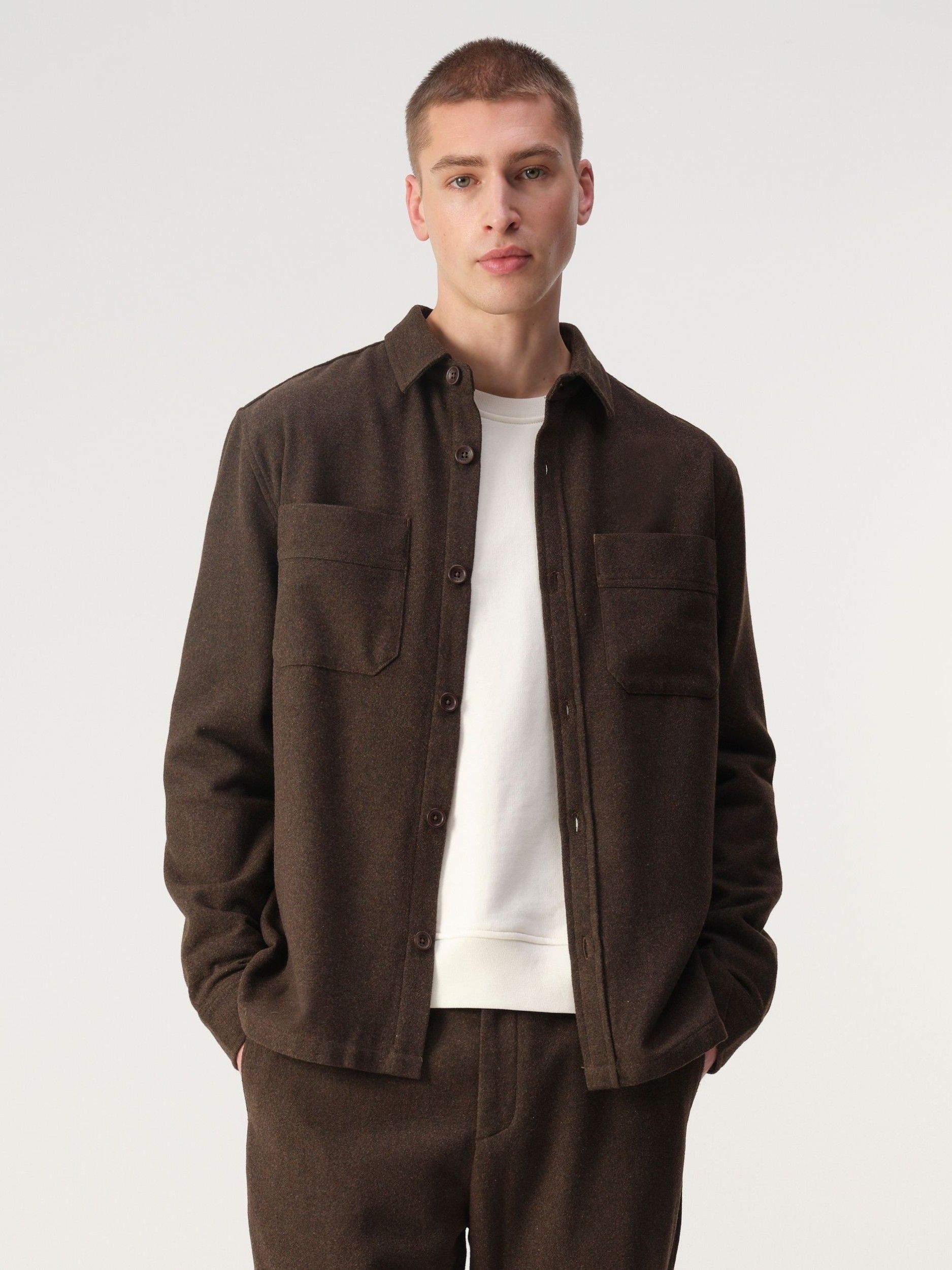 J.C RAGS - OVERSHIRT - Bruin