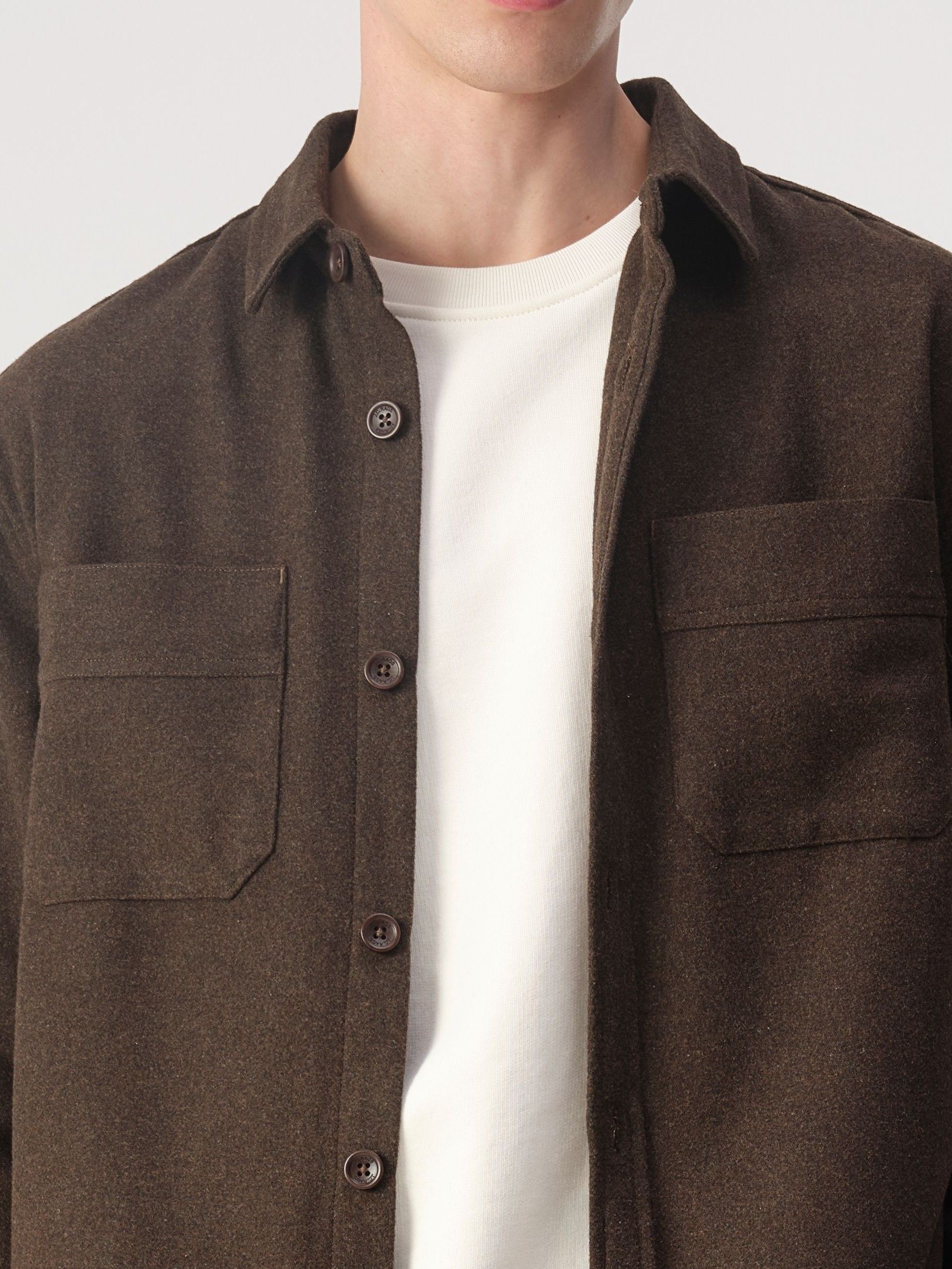 J.C RAGS - OVERSHIRT - Bruin