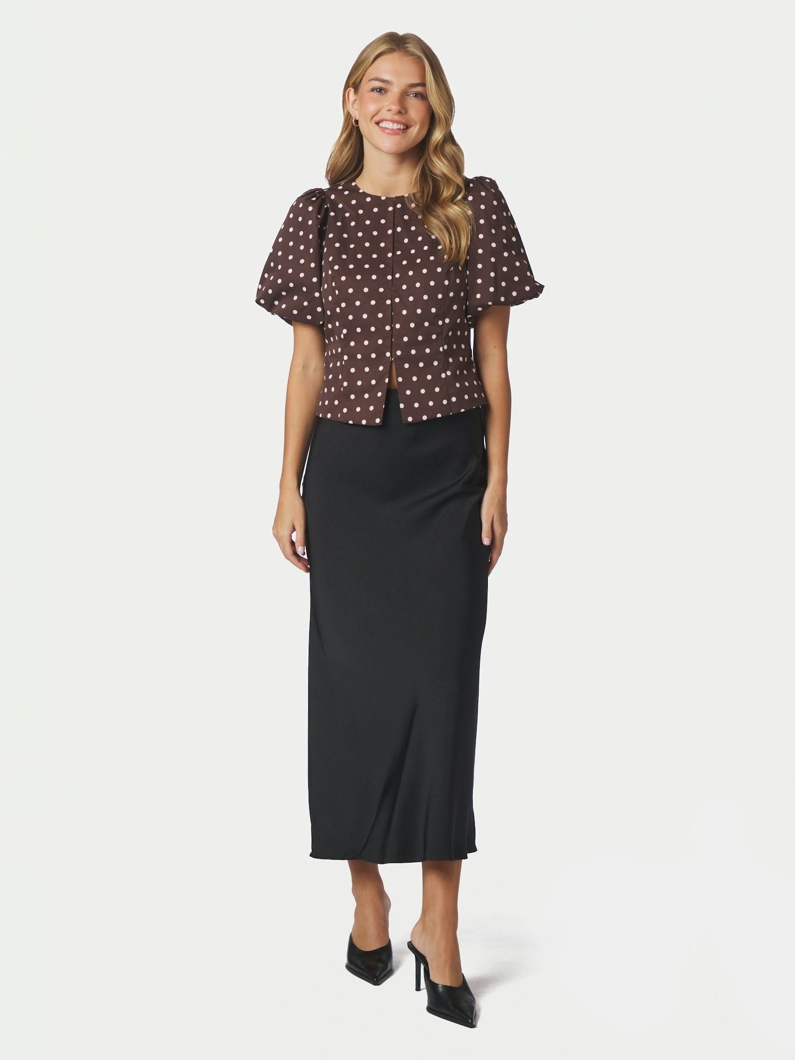 NEO NOIR - BLOUSE - Bruin