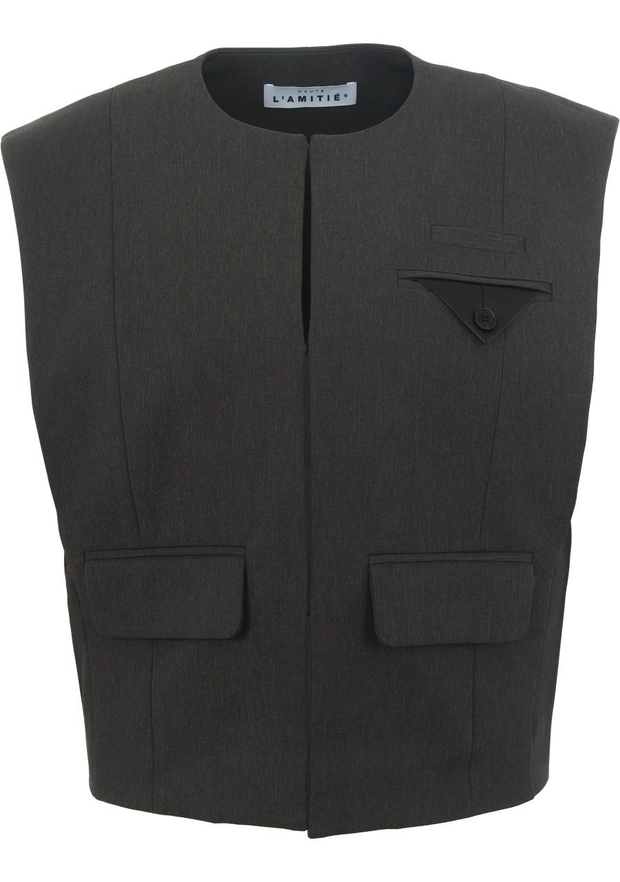 HAUTE L'AMITIÉ - GILET - Grijs
