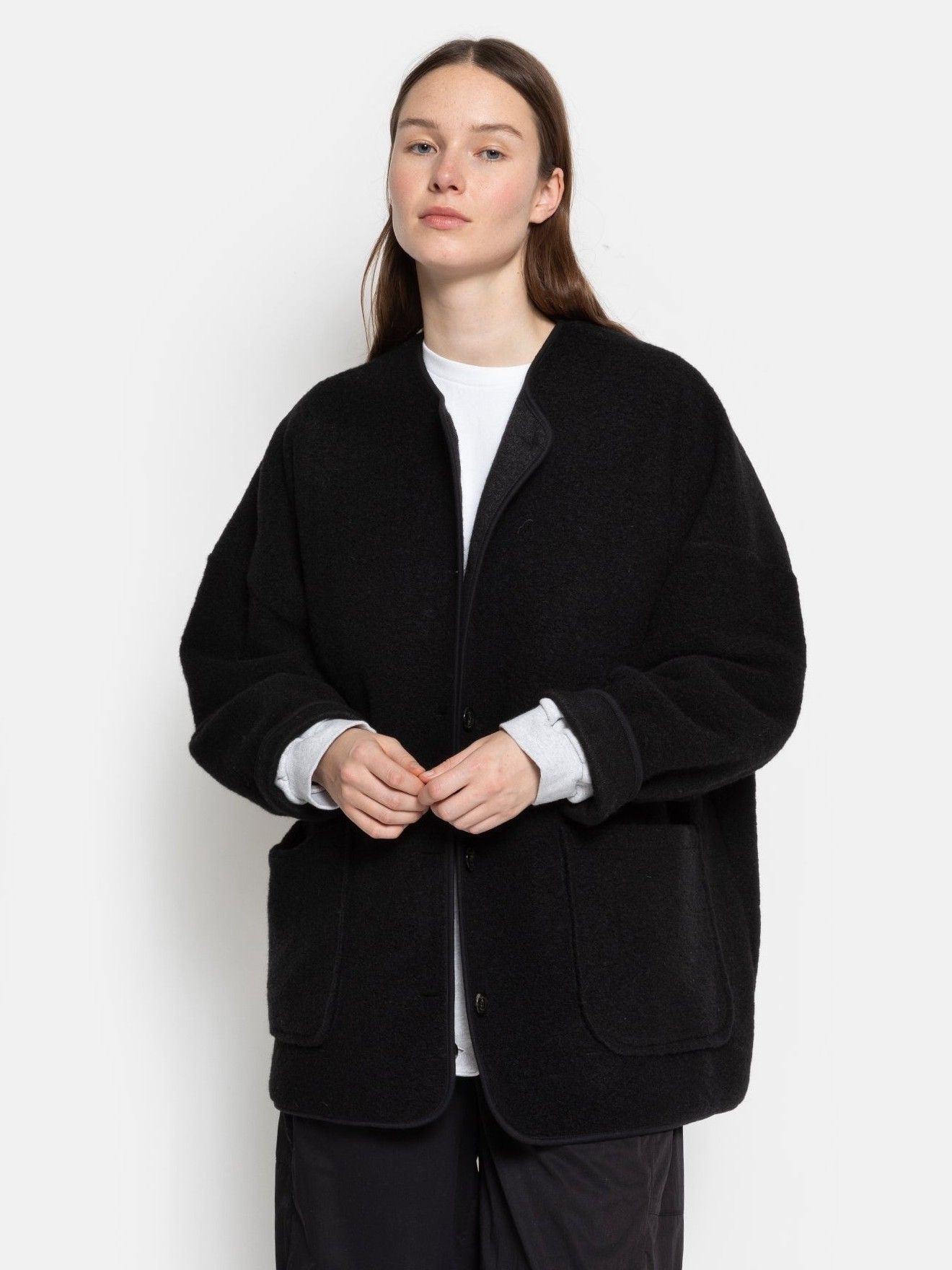 AME ANTWERP - BLOUSE - Zwart