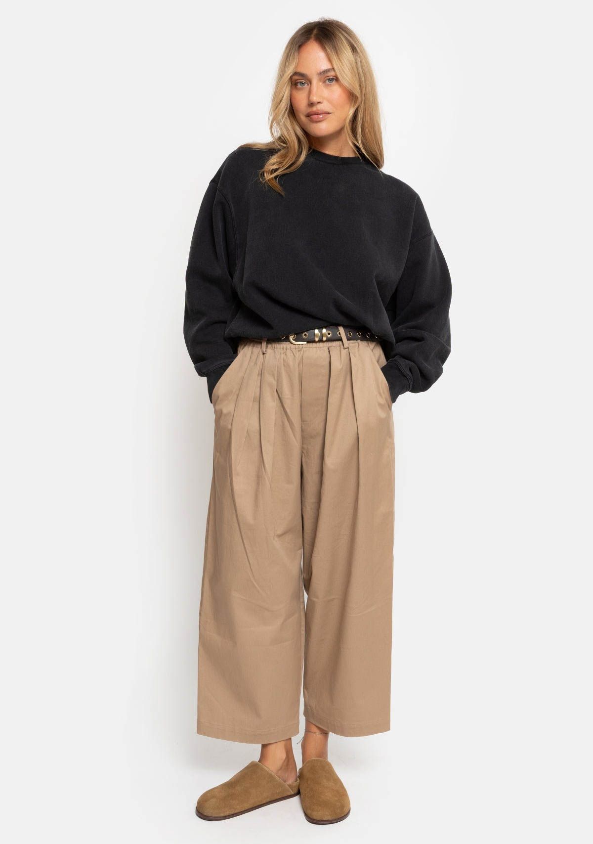 AME ANTWERP - BROEK - Beige