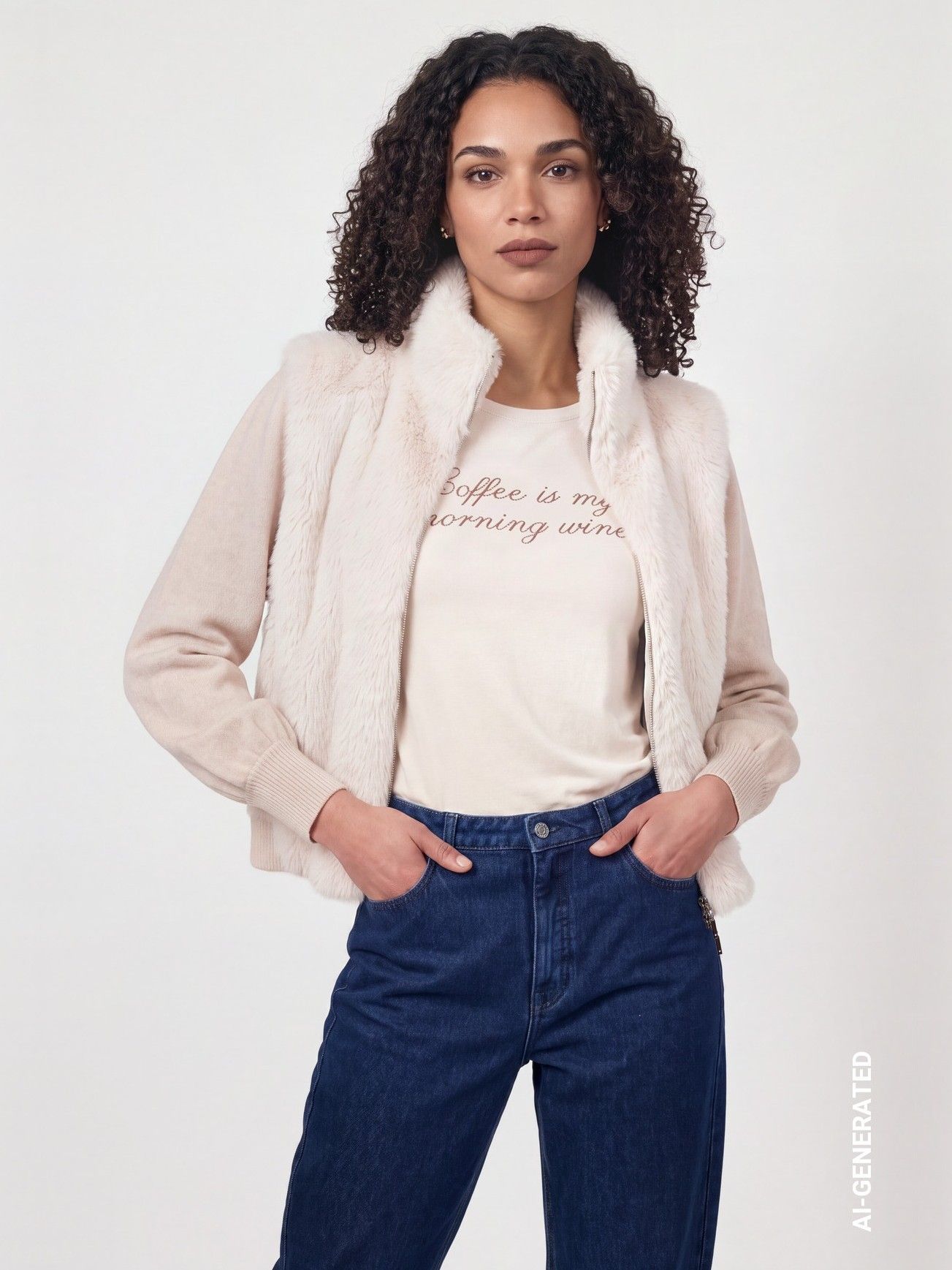 MONARI - VEST - Beige