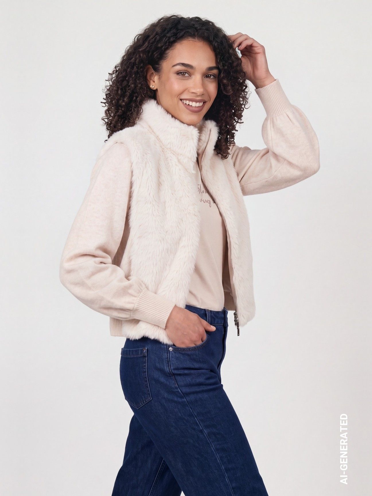 MONARI - VEST - Beige