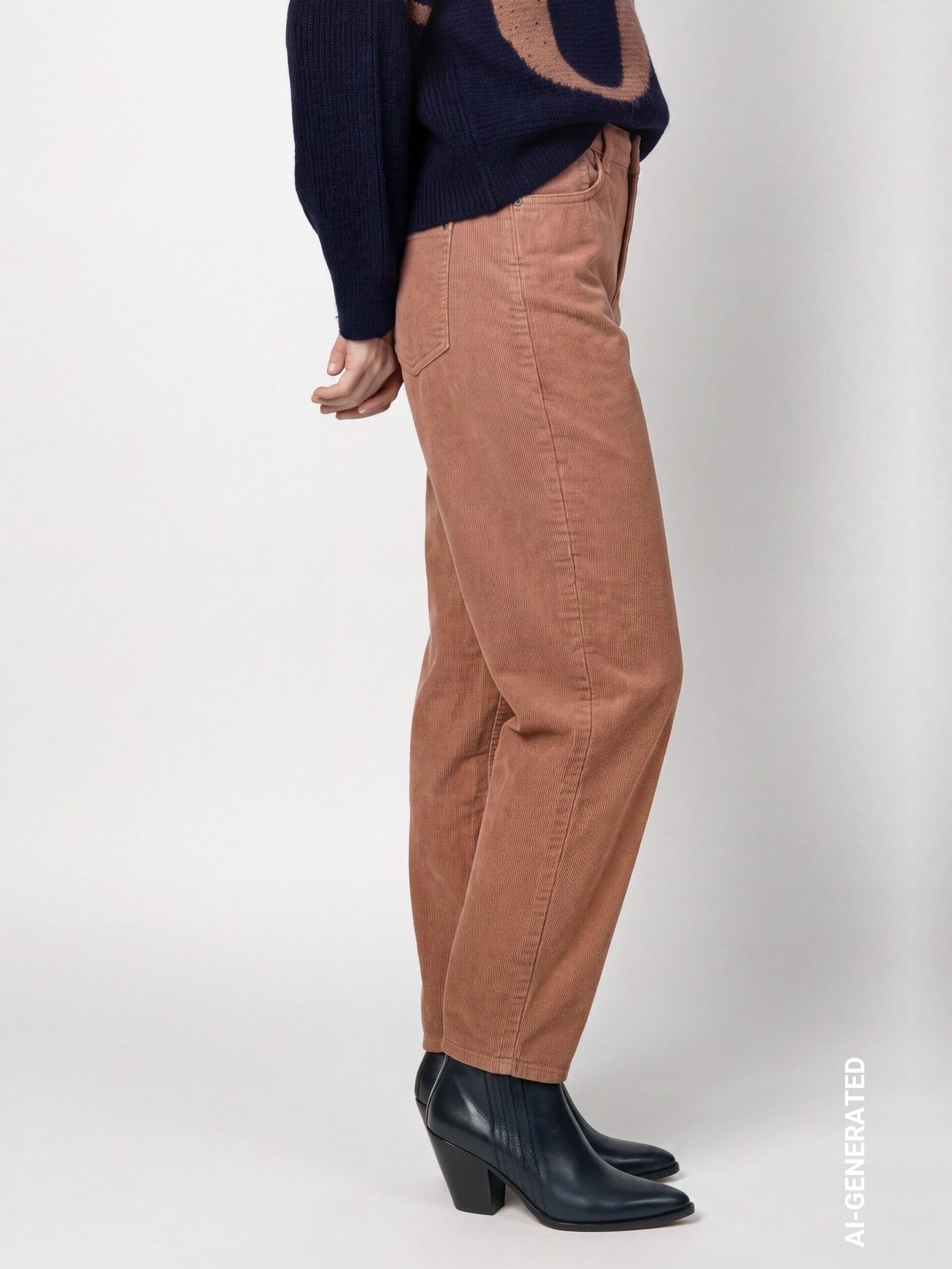 MONARI - BROEK - Bruin