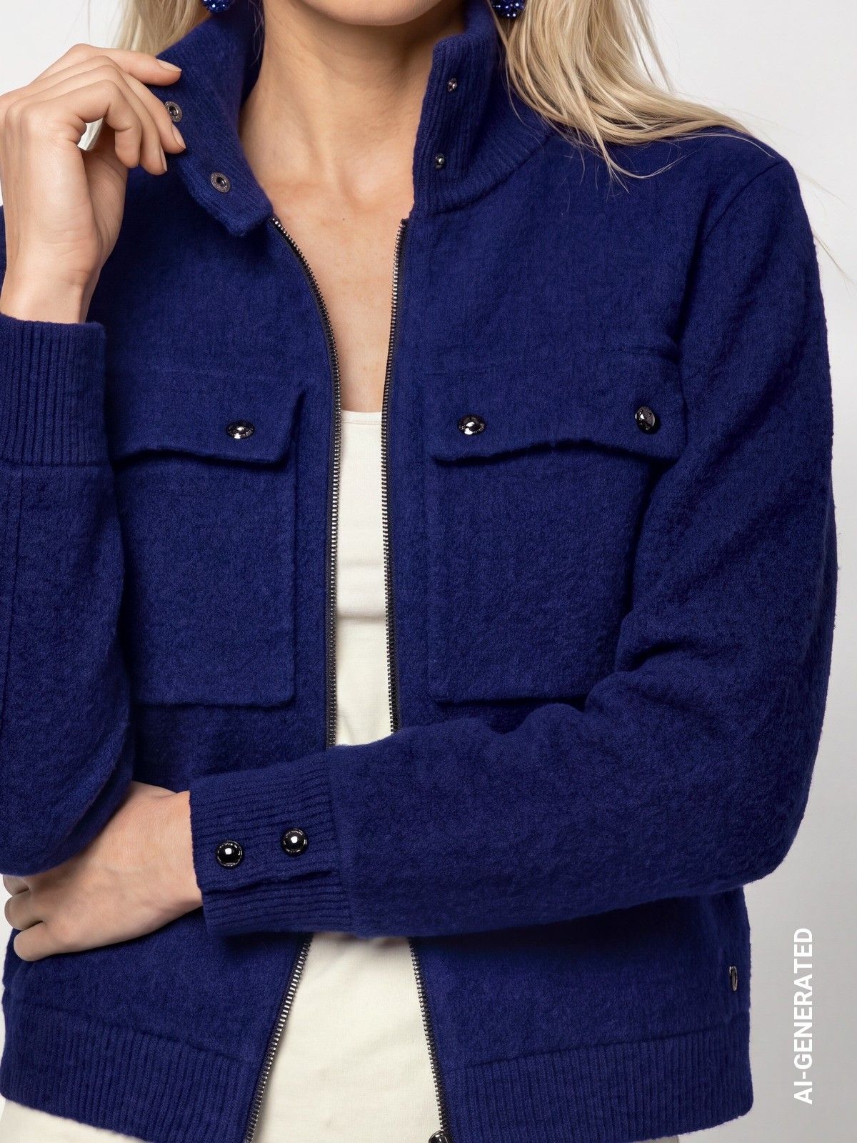 MONARI - VEST - Blauw