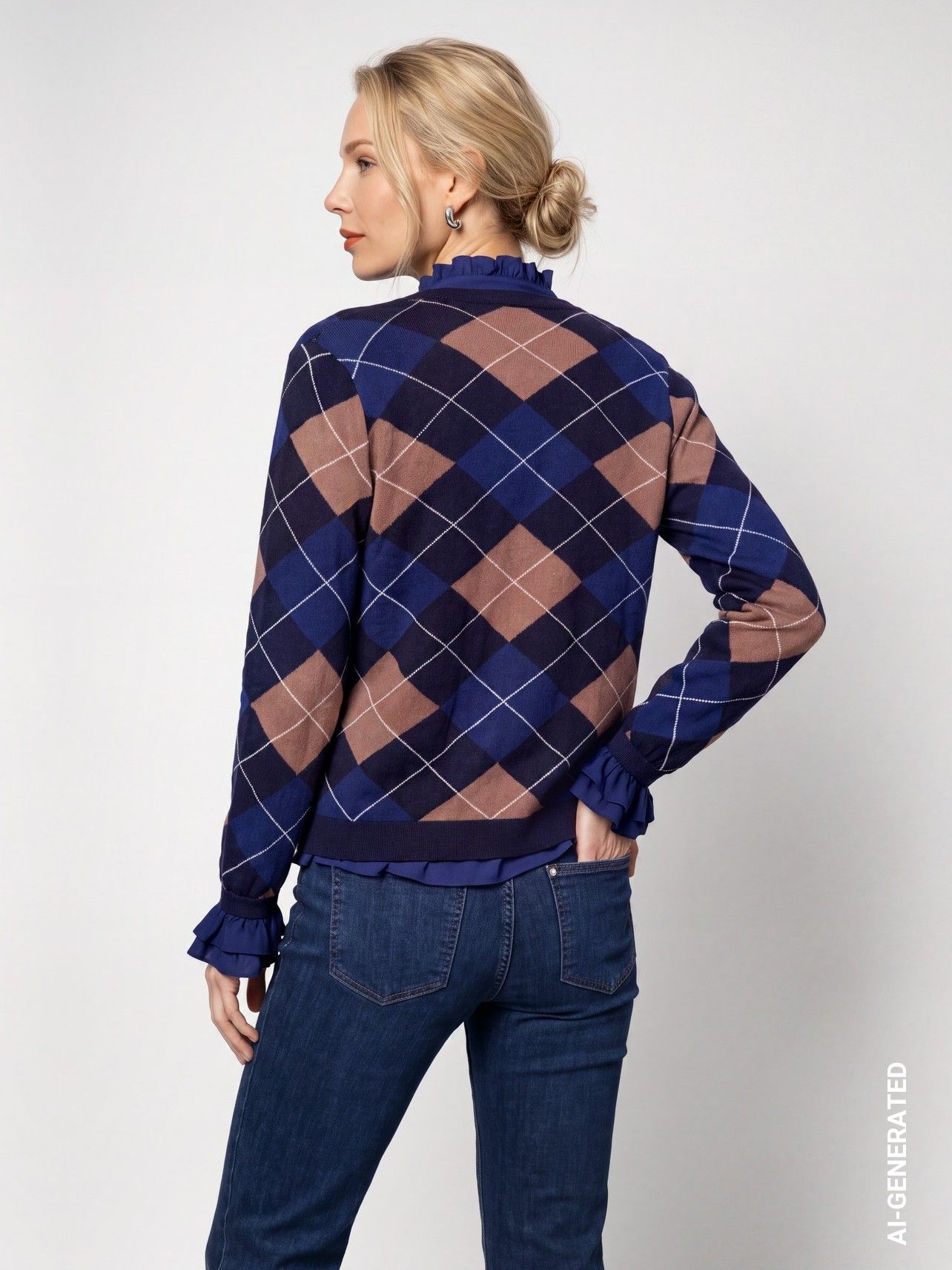 MONARI - VEST - Blauw