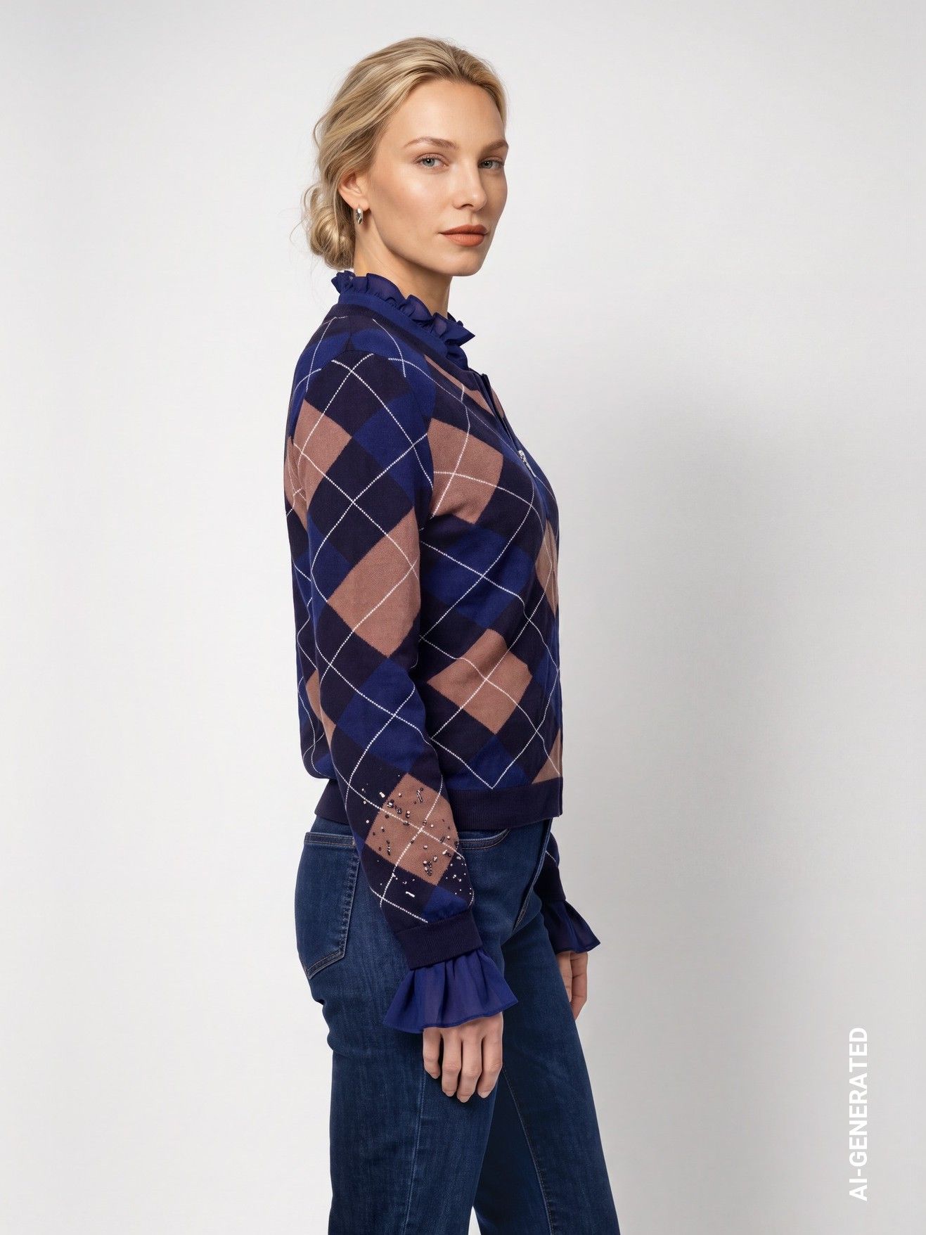 MONARI - VEST - Blauw