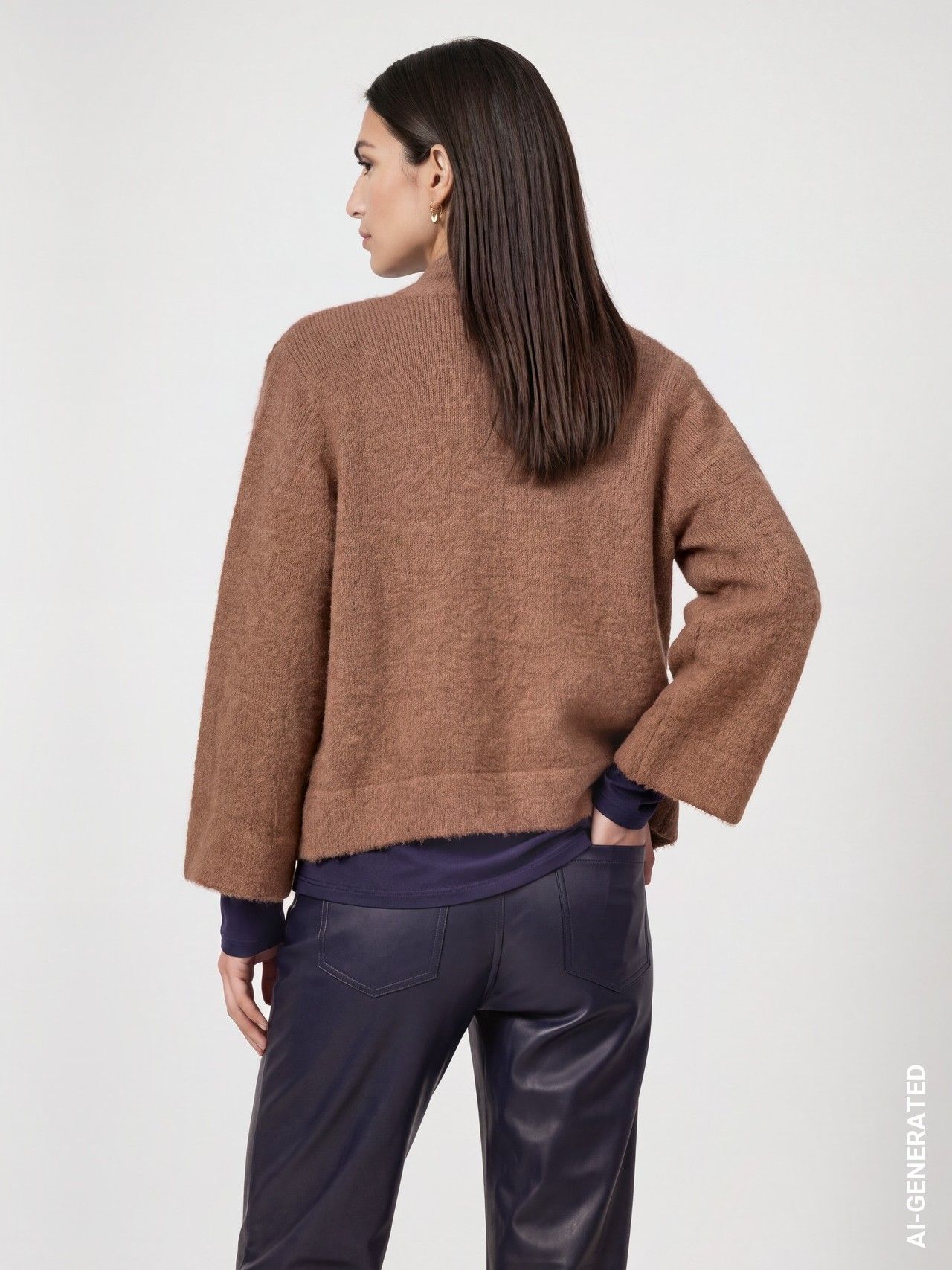 MONARI - VEST - Bruin