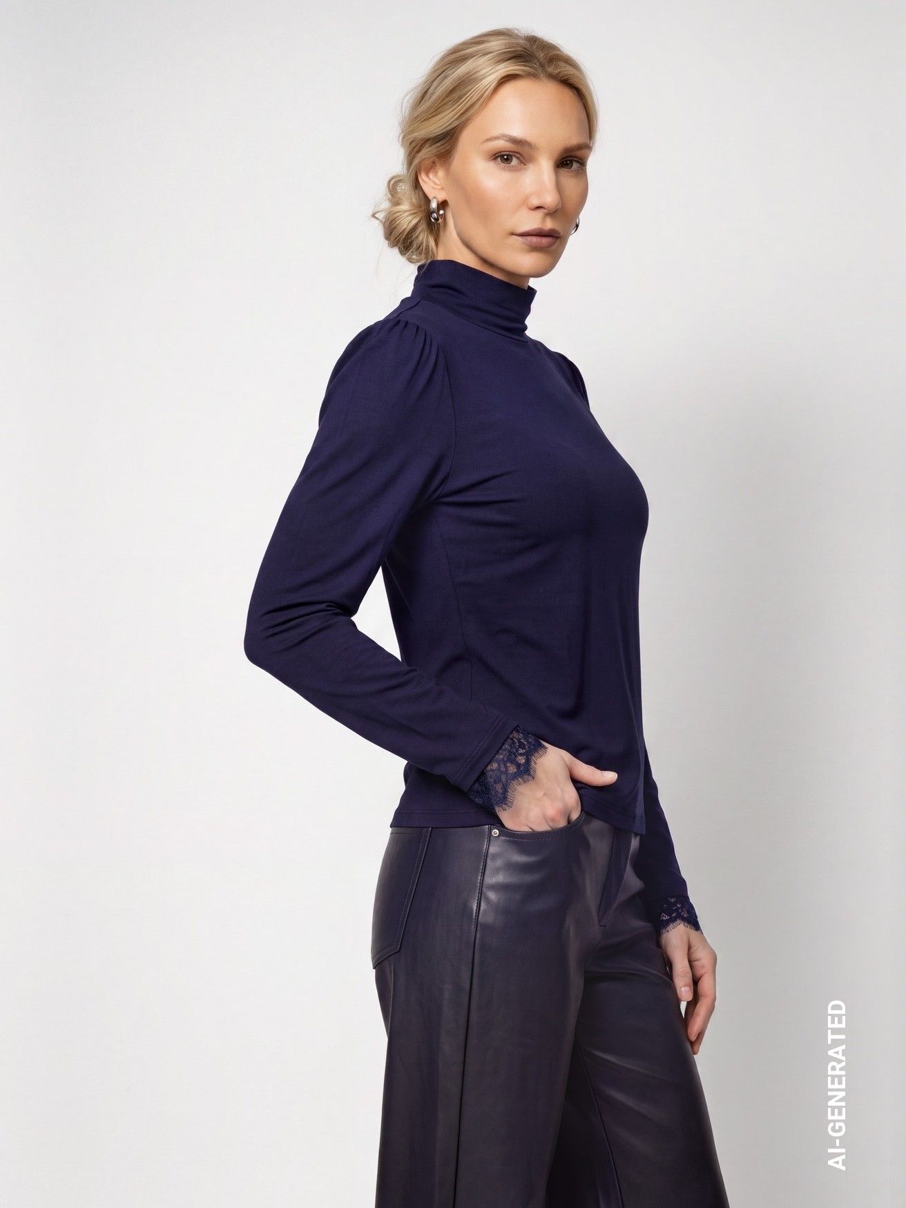 MONARI - SHIRT - Blauw