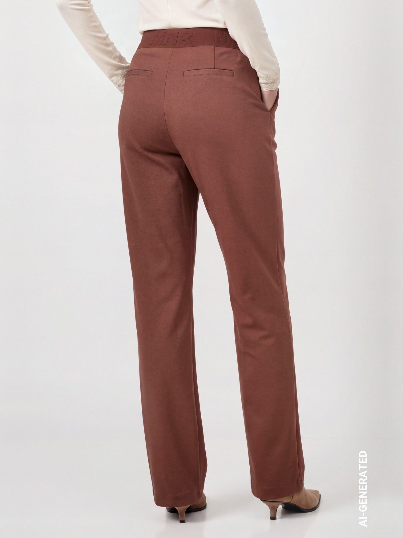 MONARI - BROEK - Bruin