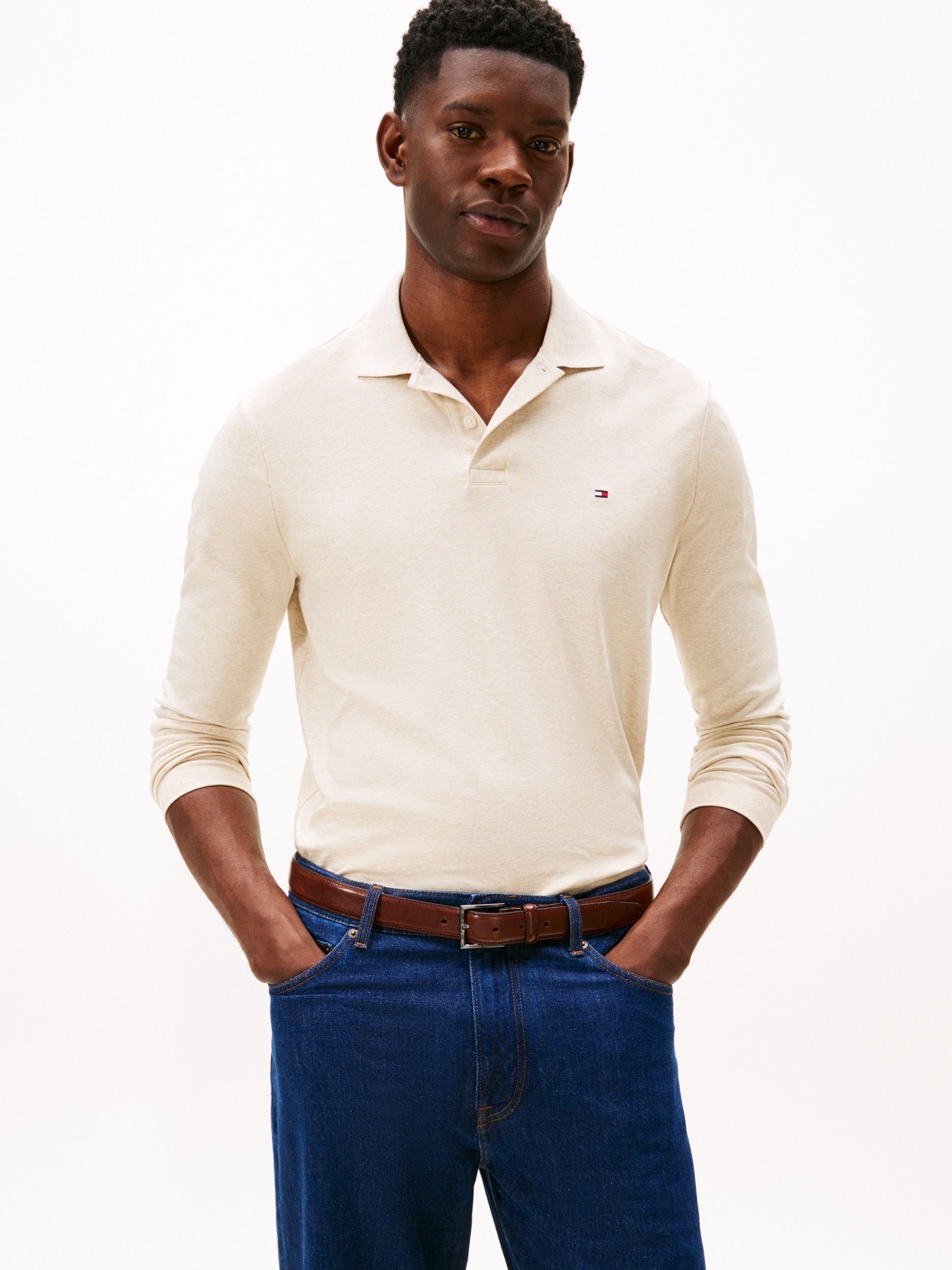 TOMMY HILFIGER - POLO - Beige