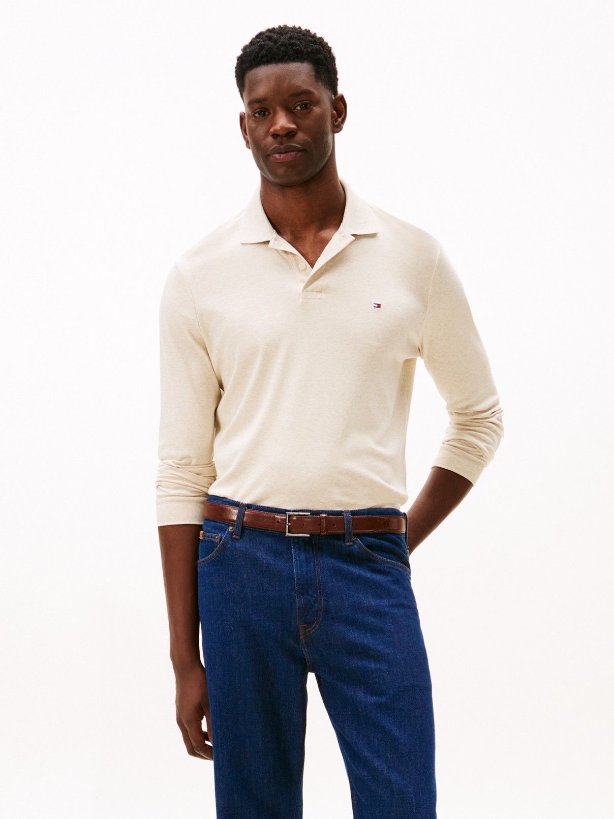 TOMMY HILFIGER - POLO - Beige