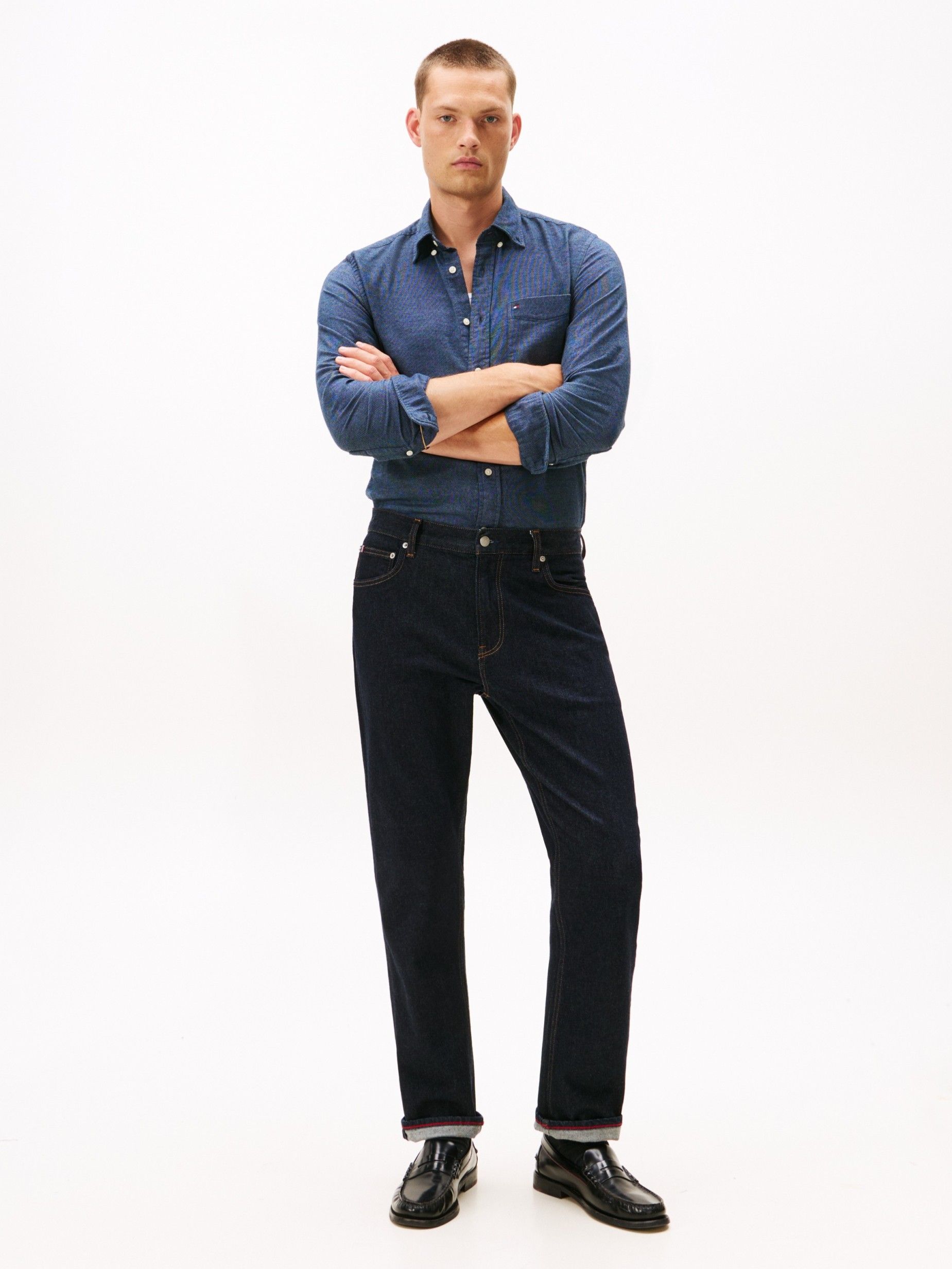 TOMMY HILFIGER - OVERHEMD - Blauw