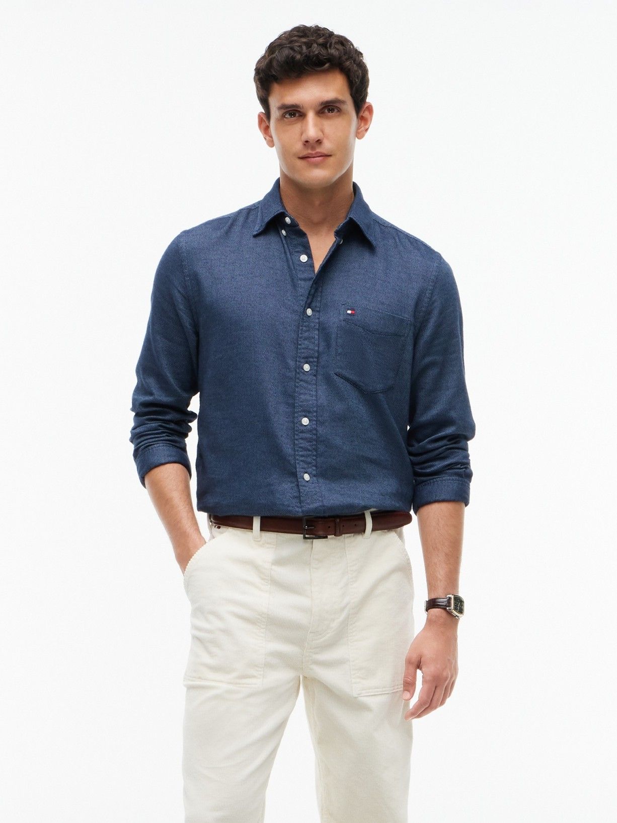TOMMY HILFIGER - OVERHEMD - Blauw
