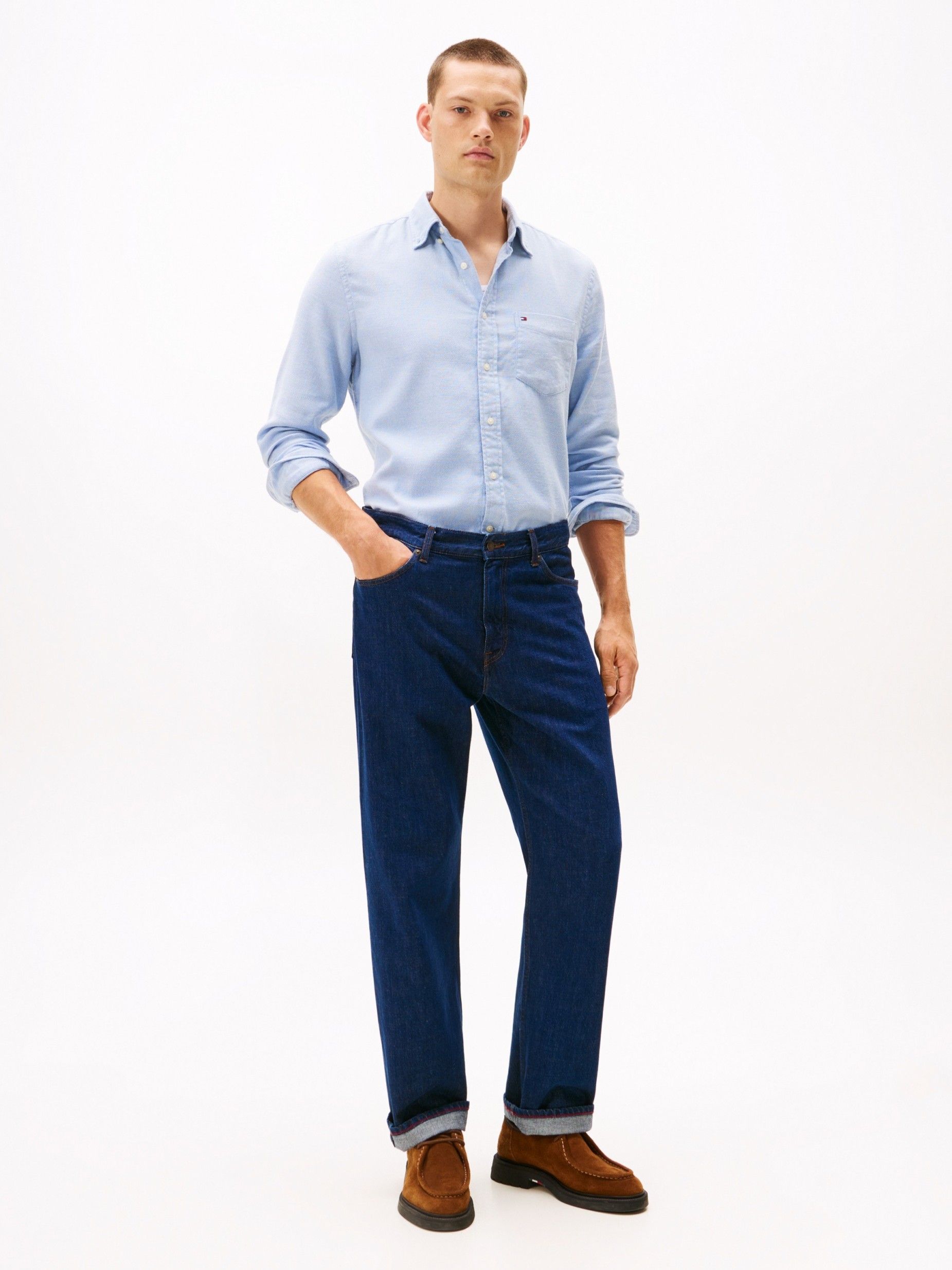 TOMMY HILFIGER - OVERHEMD - Blauw