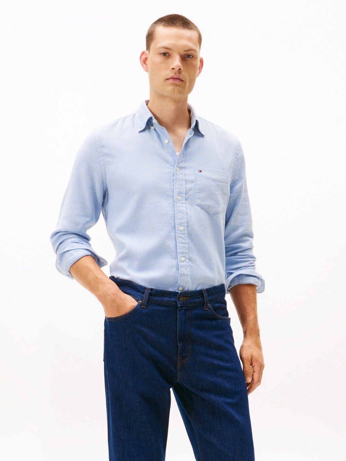 TOMMY HILFIGER - OVERHEMD - Blauw