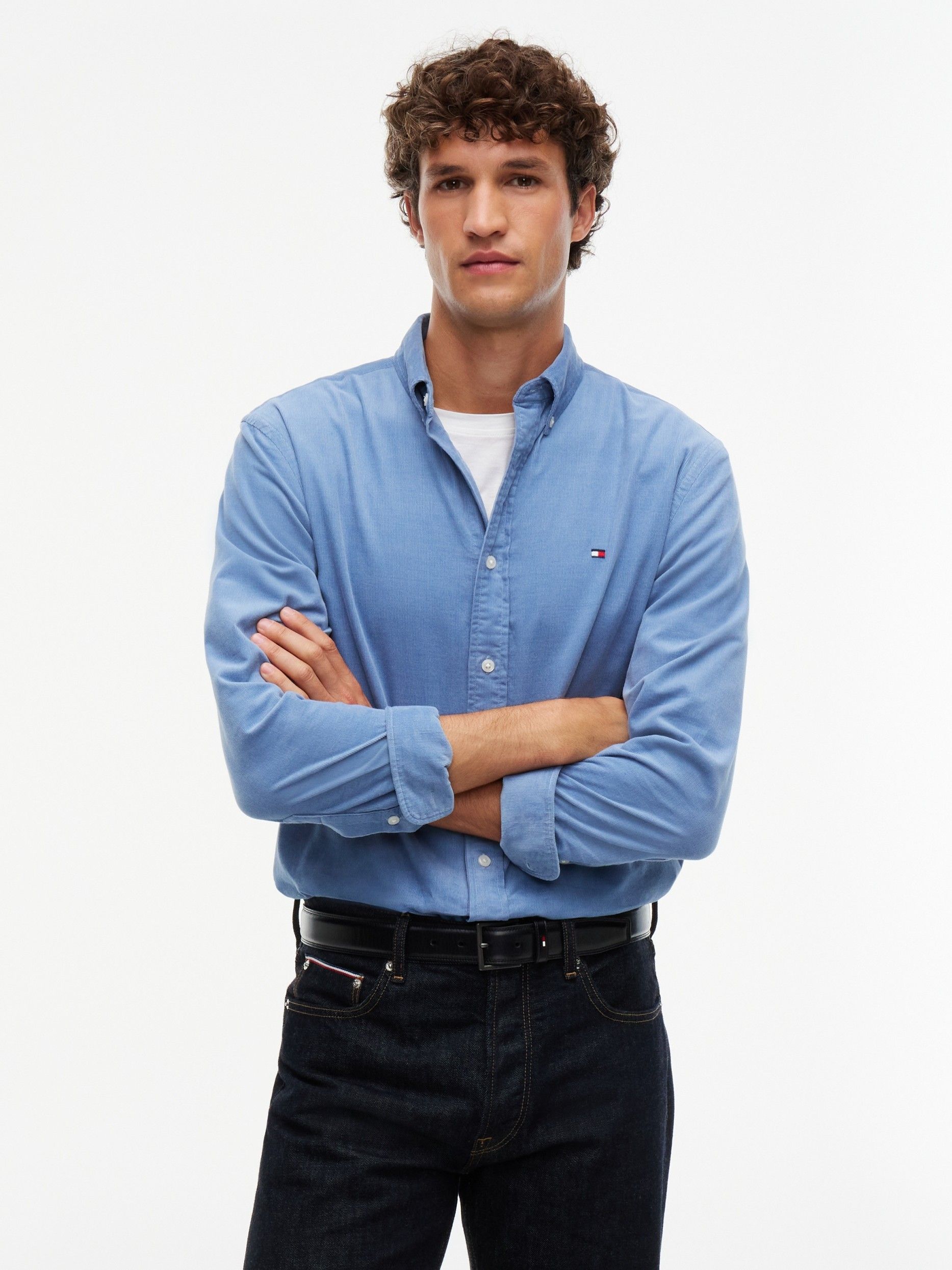 TOMMY HILFIGER - OVERHEMD - Blauw