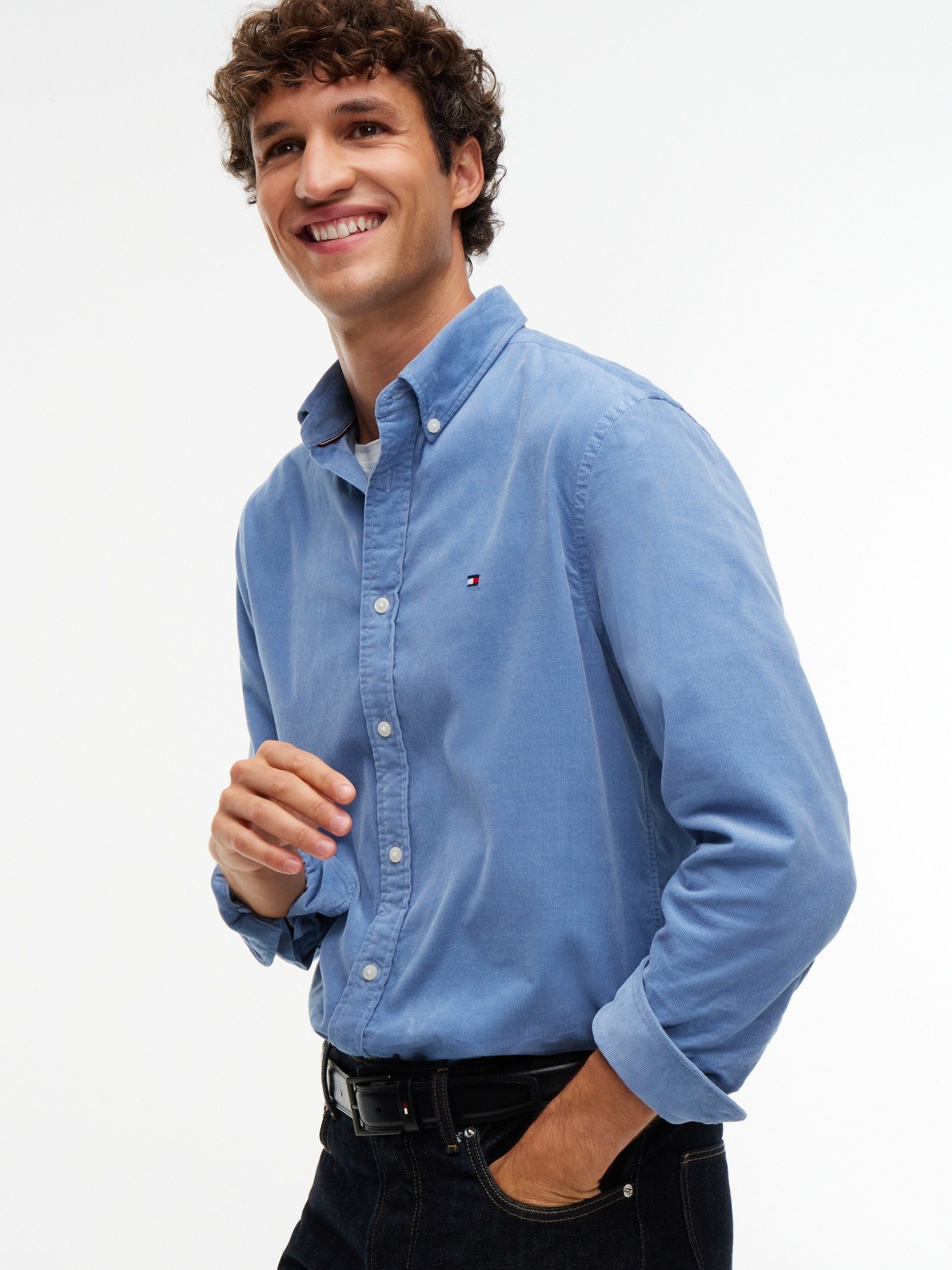 TOMMY HILFIGER - OVERHEMD - Blauw