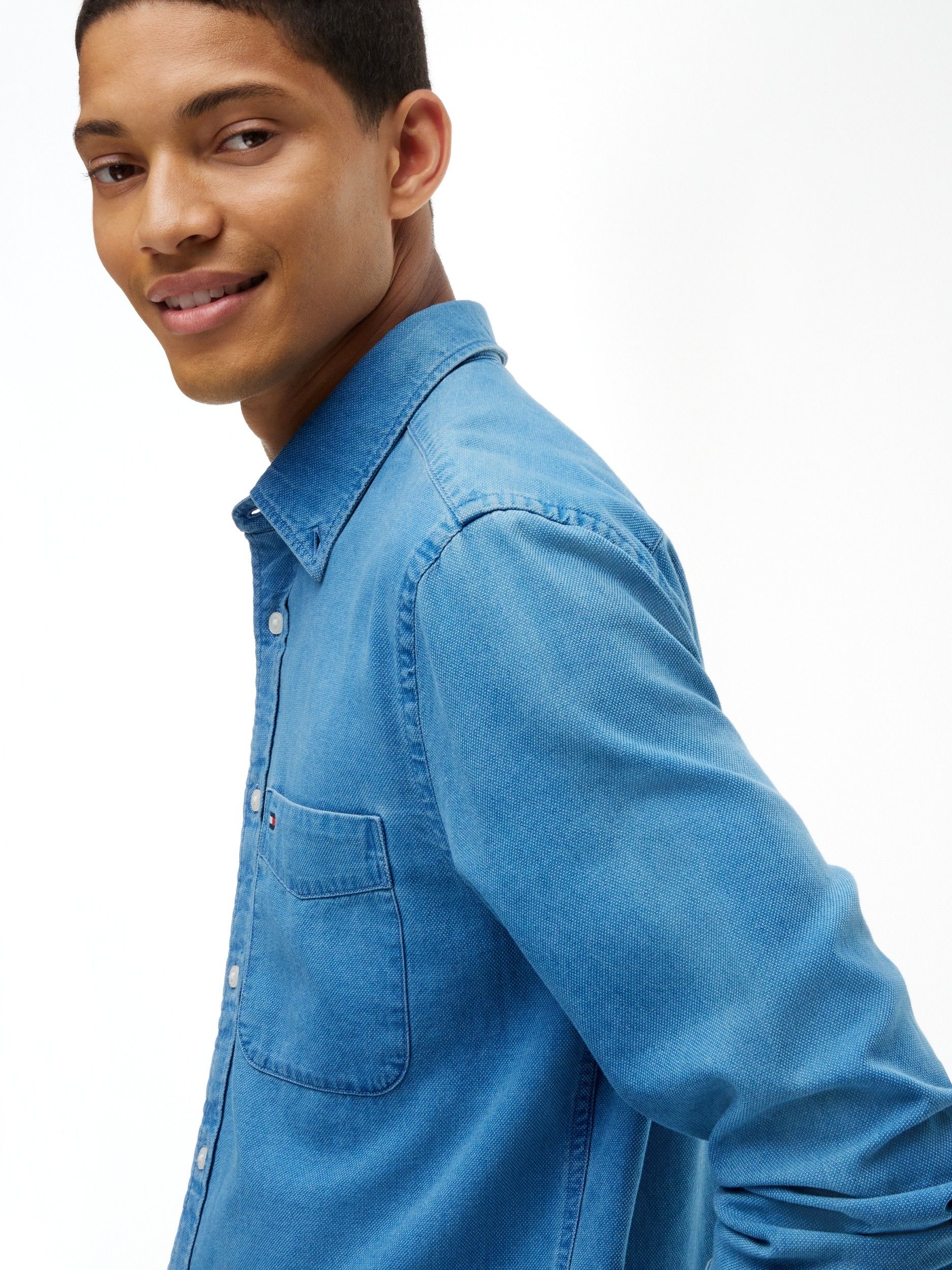 TOMMY HILFIGER - OVERHEMD - Blauw
