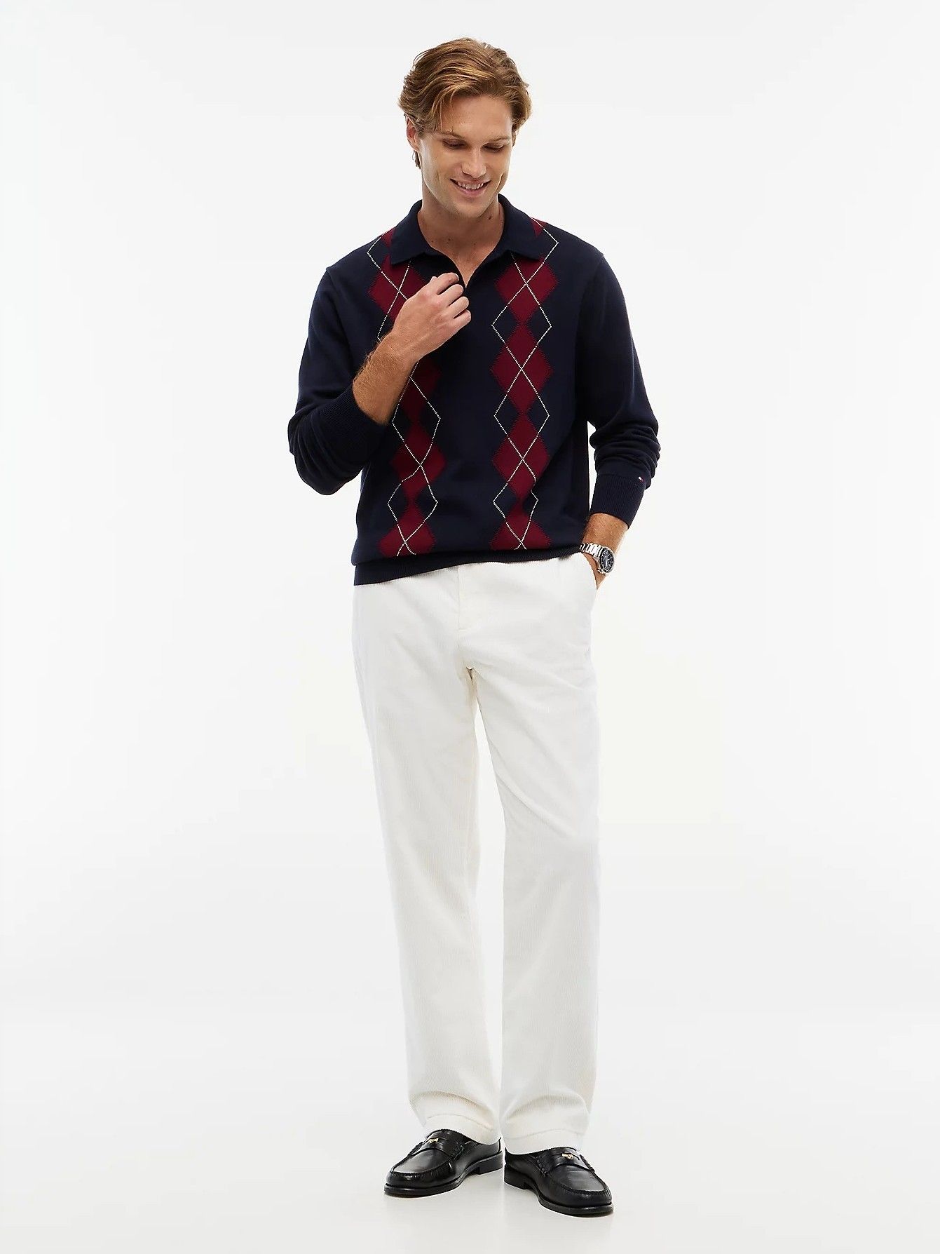 TOMMY HILFIGER - BROEK - Off white