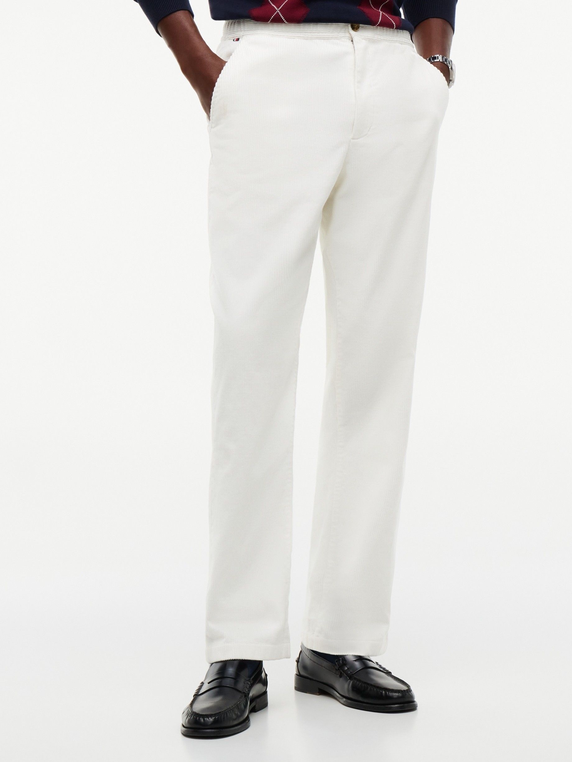 TOMMY HILFIGER - BROEK - Off white