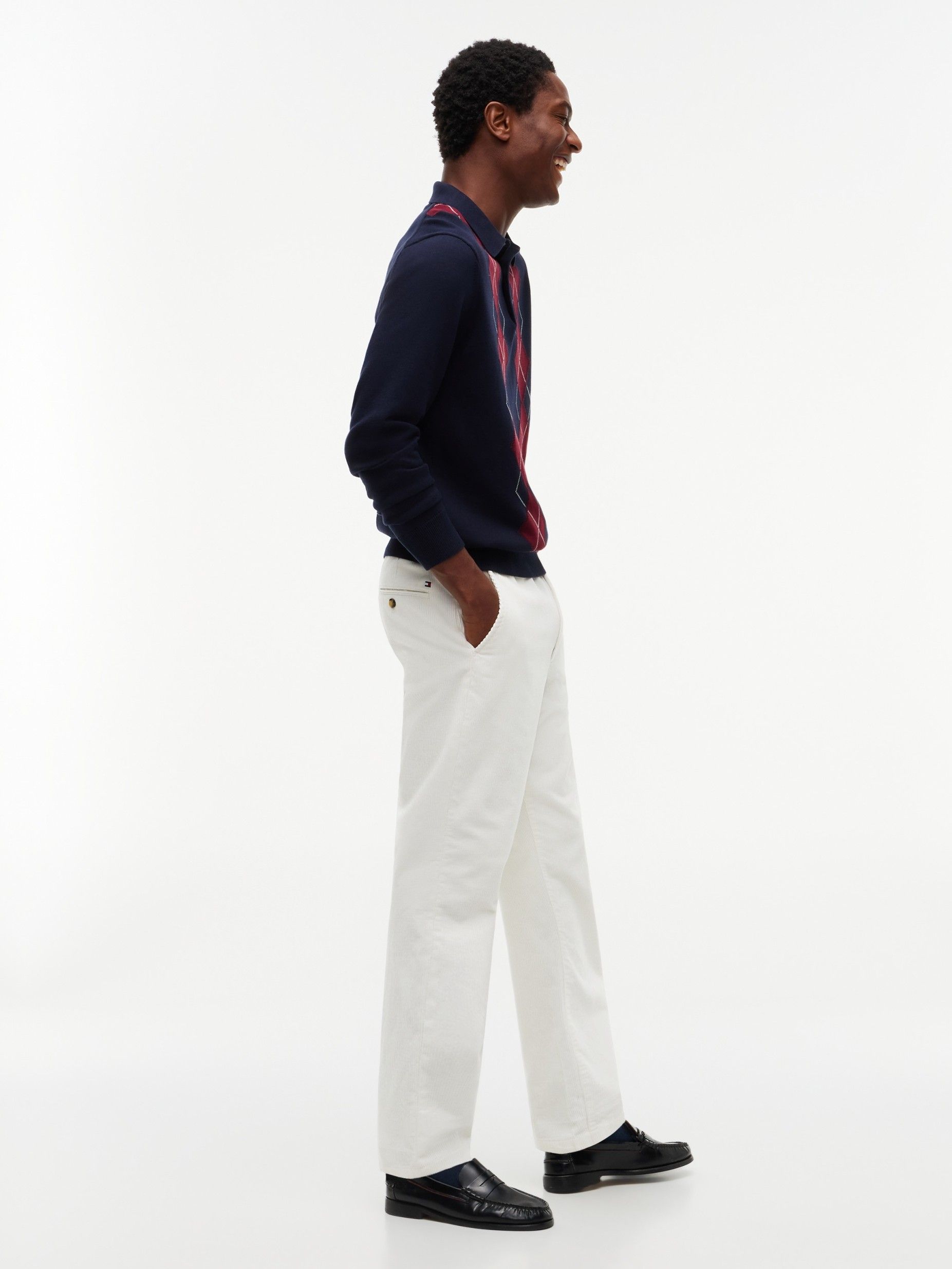 TOMMY HILFIGER - BROEK - Off white