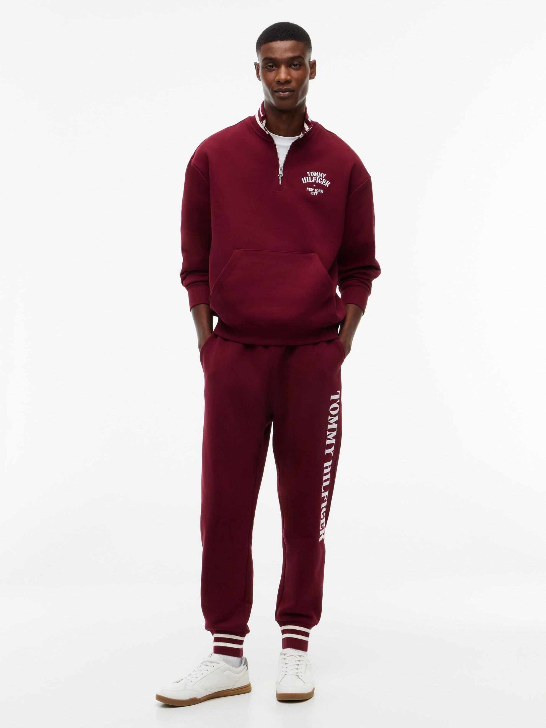 TOMMY HILFIGER - BROEK - Rood