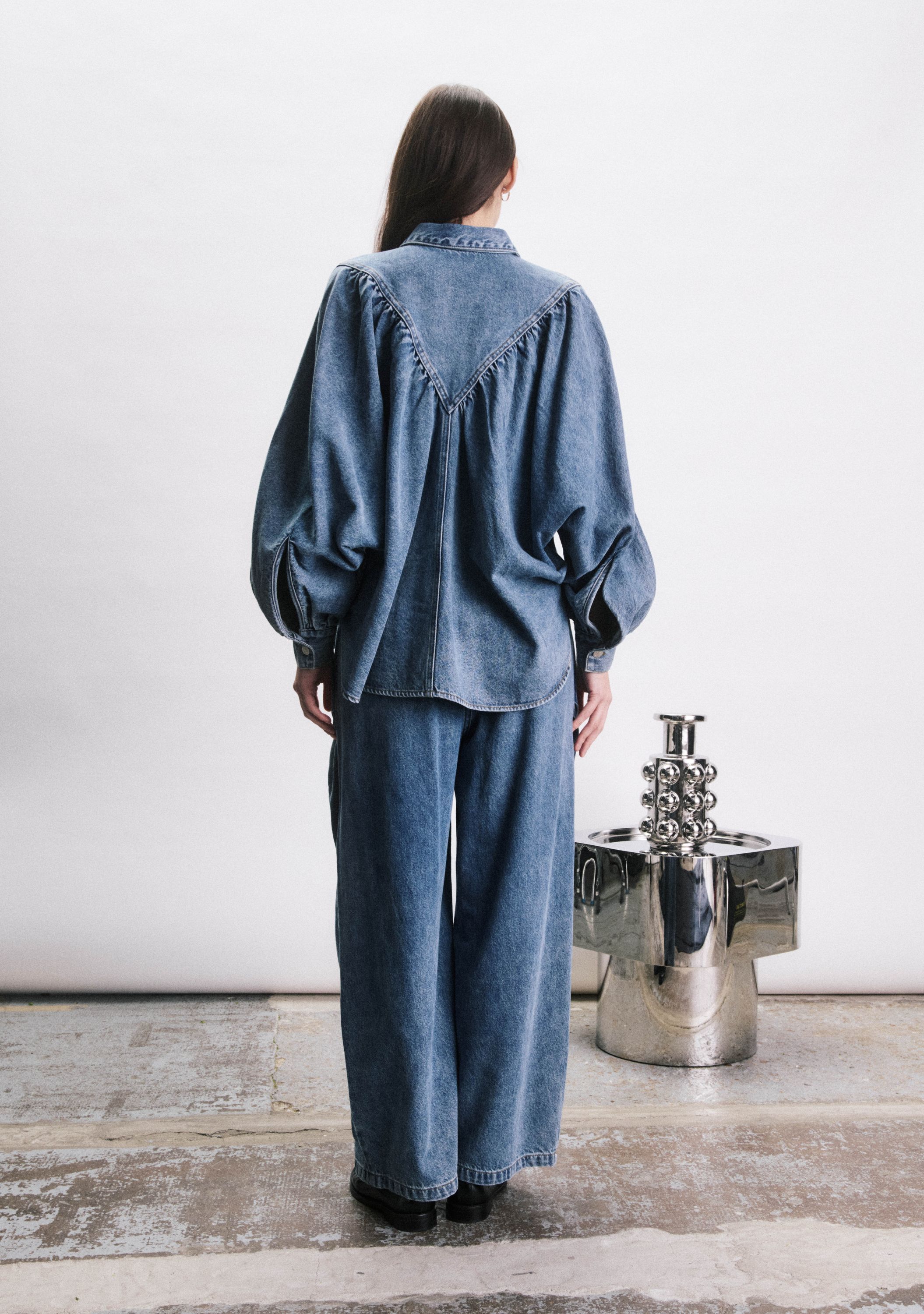 JIJI - BLOUSE - Blauw