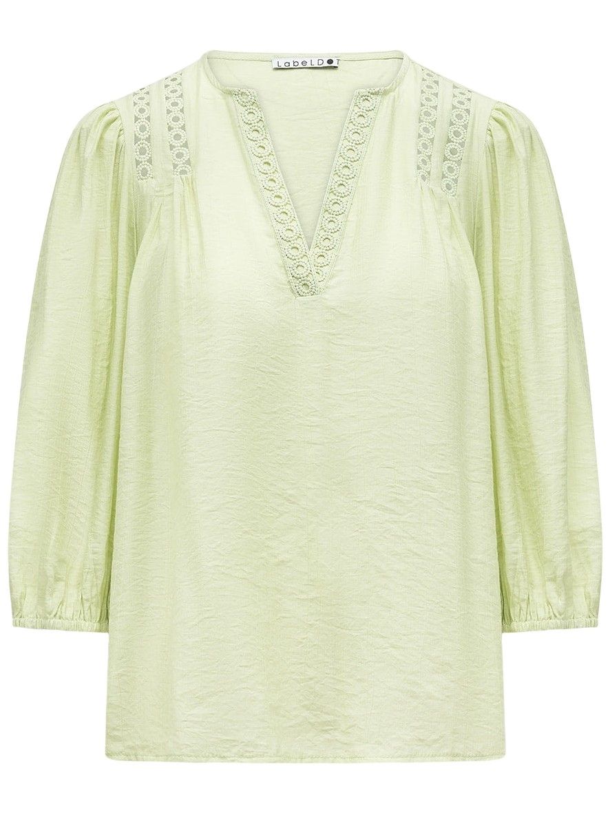 LABEL DOT - BLOUSE - Groen