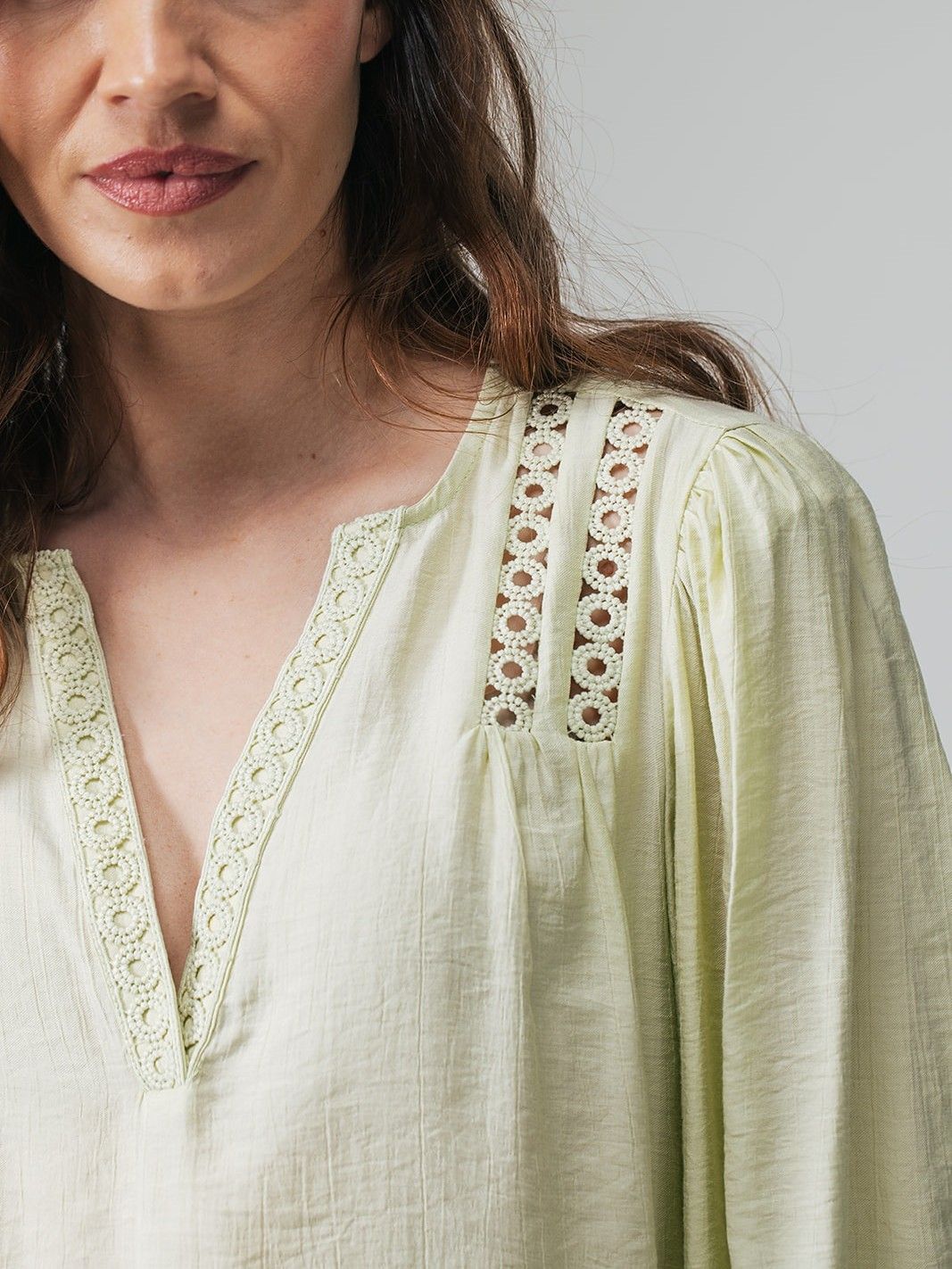LABEL DOT - BLOUSE - Groen