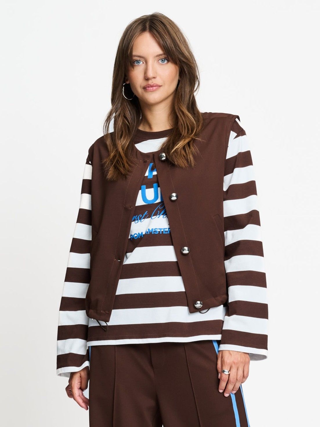 POM AMSTERDAM - GILET - Bruin