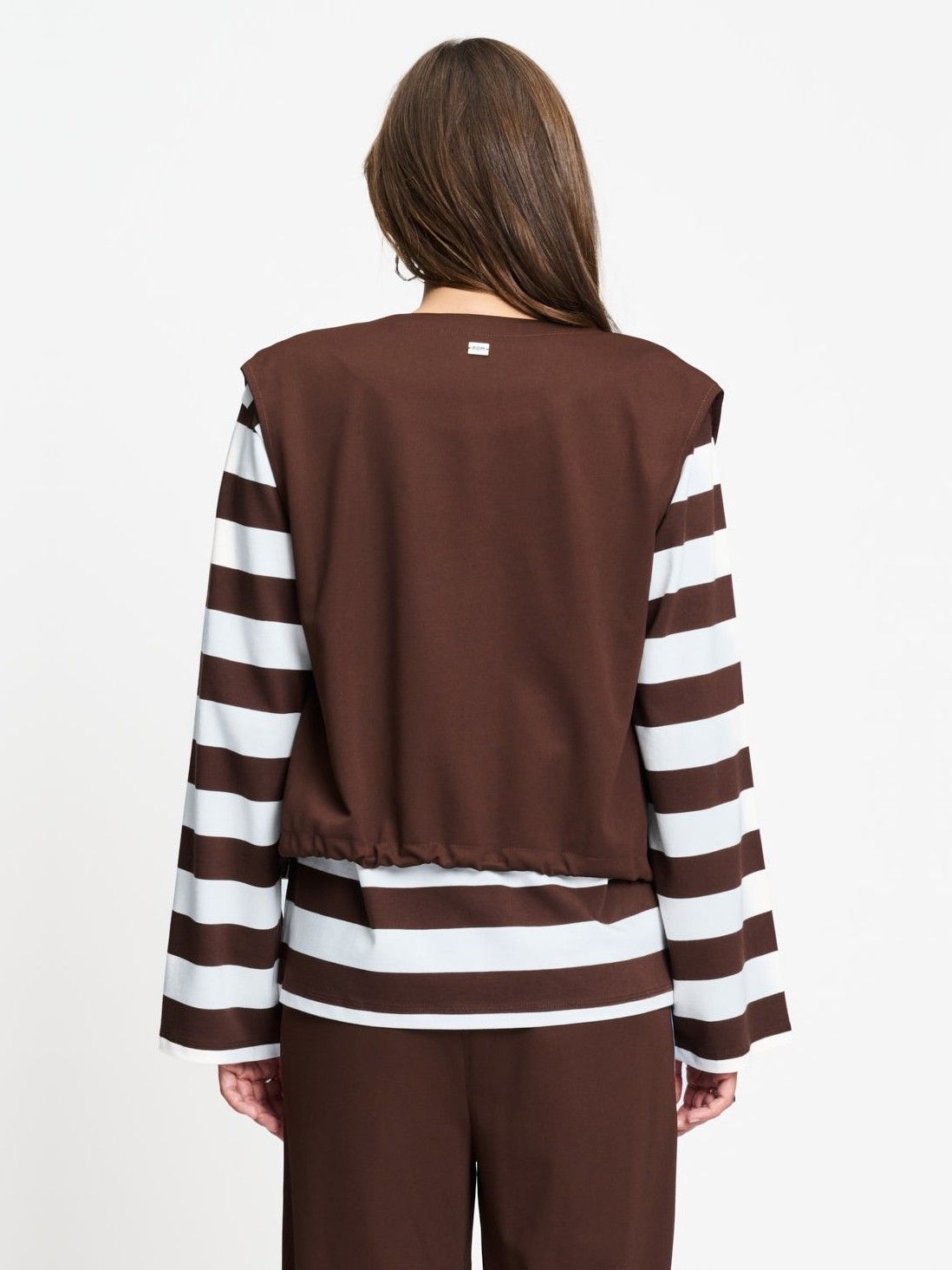 POM AMSTERDAM - GILET - Bruin