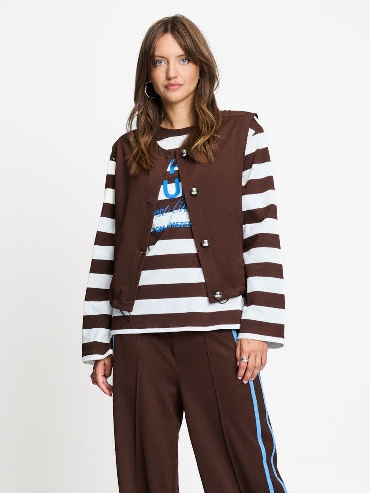 POM AMSTERDAM - GILET - Bruin