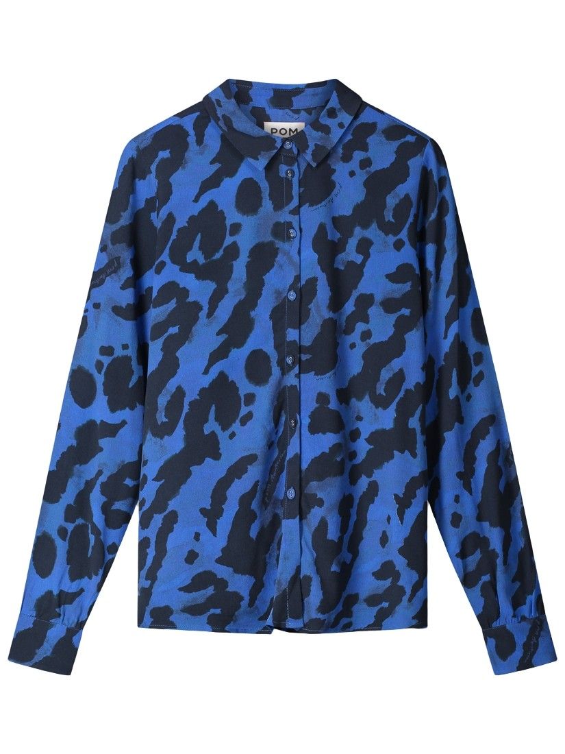 POM AMSTERDAM - BLOUSE - Blauw