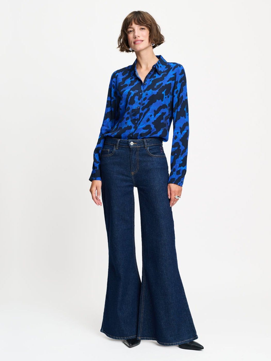 POM AMSTERDAM - BLOUSE - Blauw