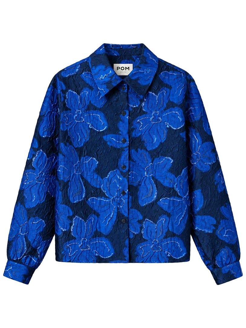 POM AMSTERDAM - BLOUSE - Blauw