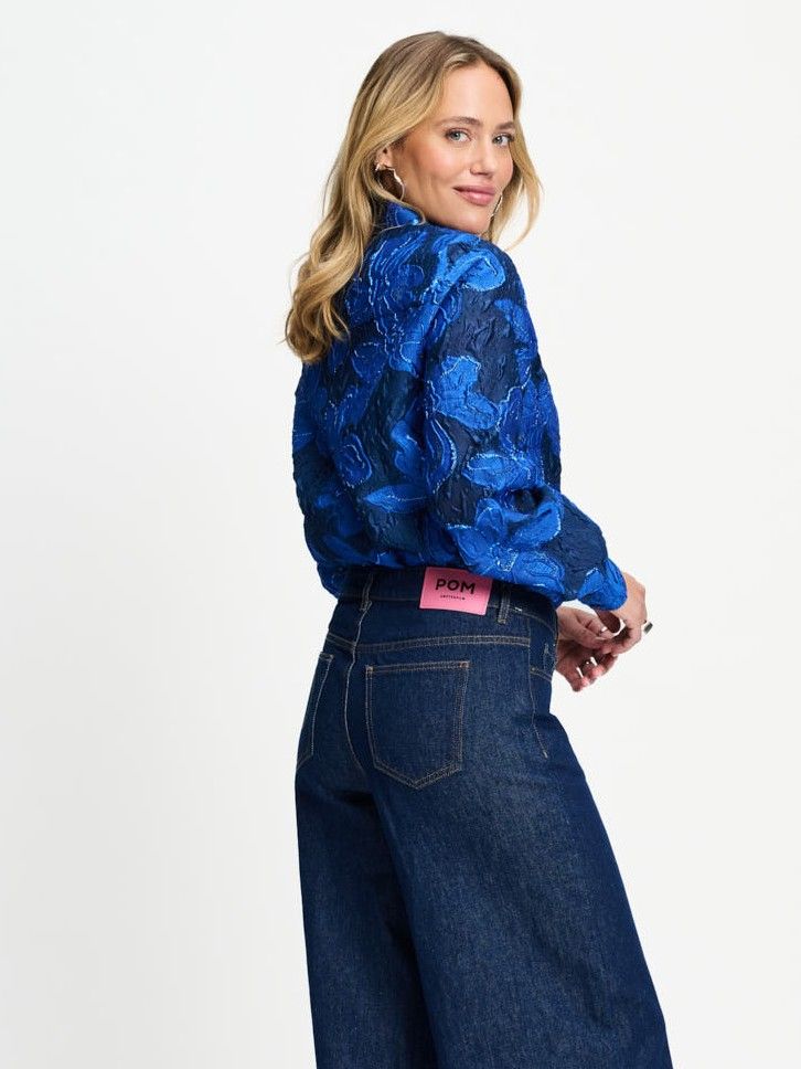POM AMSTERDAM - BLOUSE - Blauw