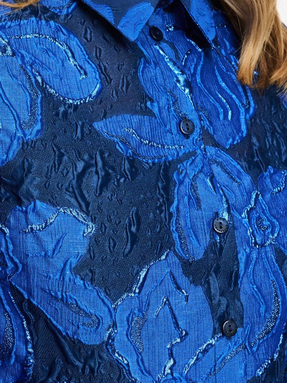 POM AMSTERDAM - BLOUSE - Blauw