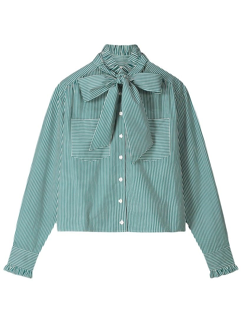 POM AMSTERDAM - BLOUSE - Groen