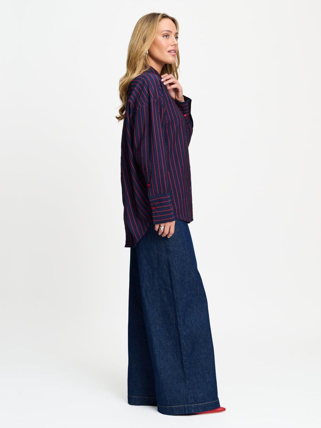 POM AMSTERDAM - BLOUSE - Blauw