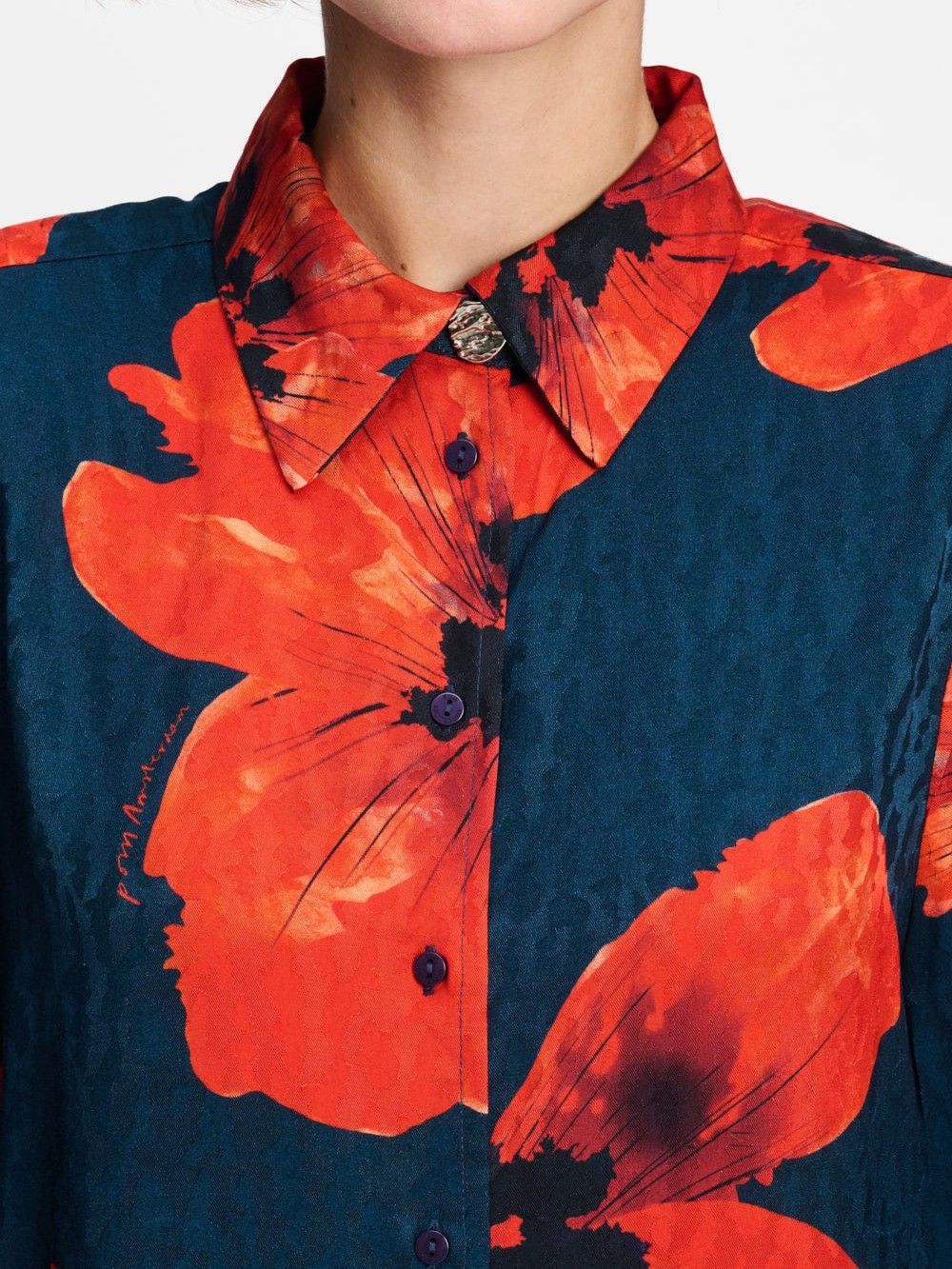 POM AMSTERDAM - BLOUSE - Rood