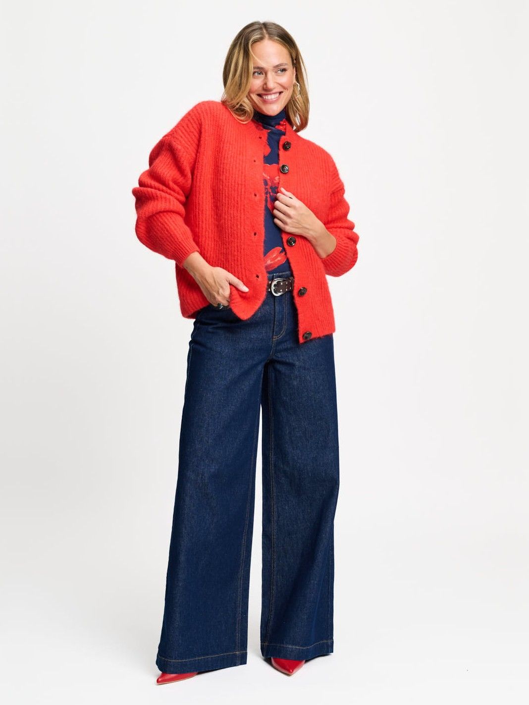 POM AMSTERDAM - VEST - Rood